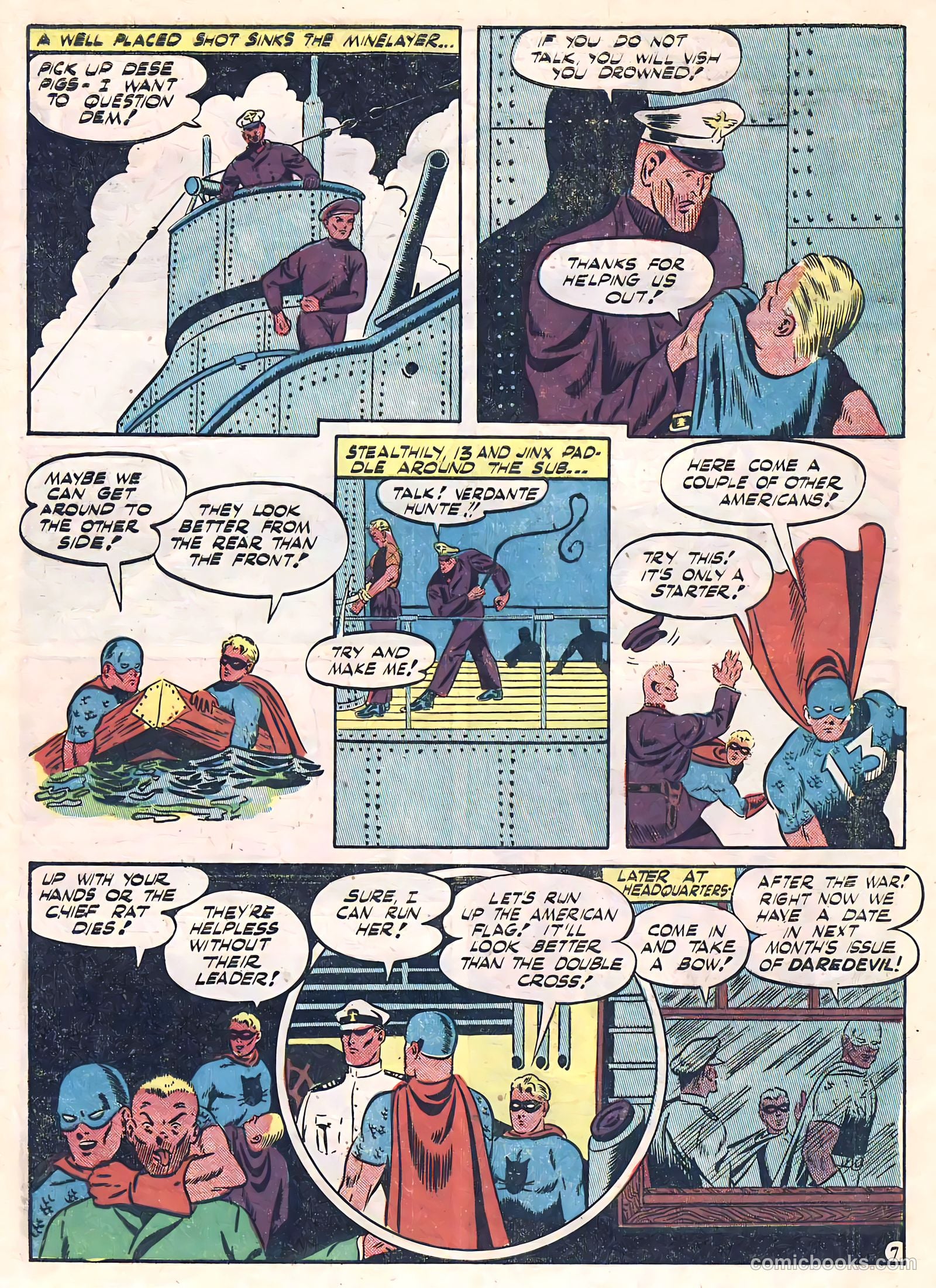 Daredevil Comics #16 (1948, Lev Gleason Publications, Inc.) — page 50 of 64