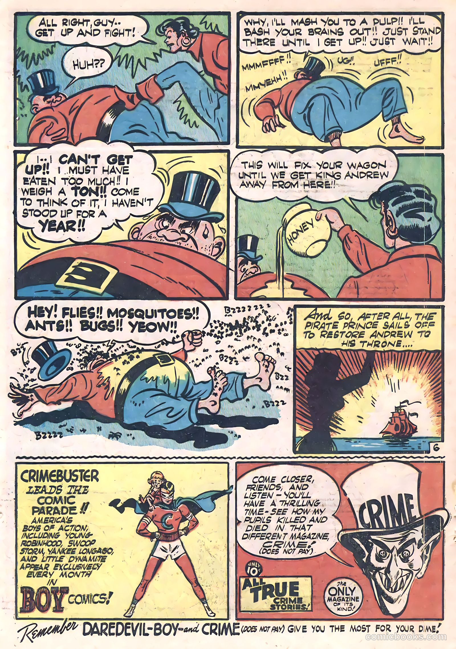 Daredevil Comics #16 (1948, Lev Gleason Publications, Inc.) — page 62 of 64