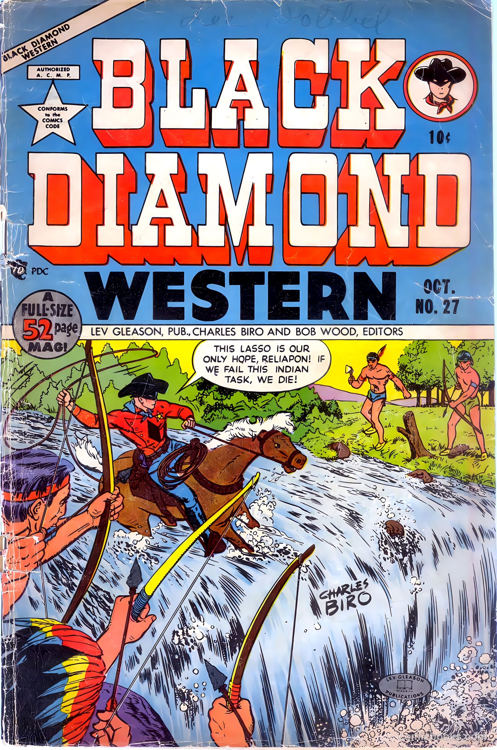 Black Diamond Western #27 (1949, Lev Gleason Publications, Inc.) — page 2 of 53