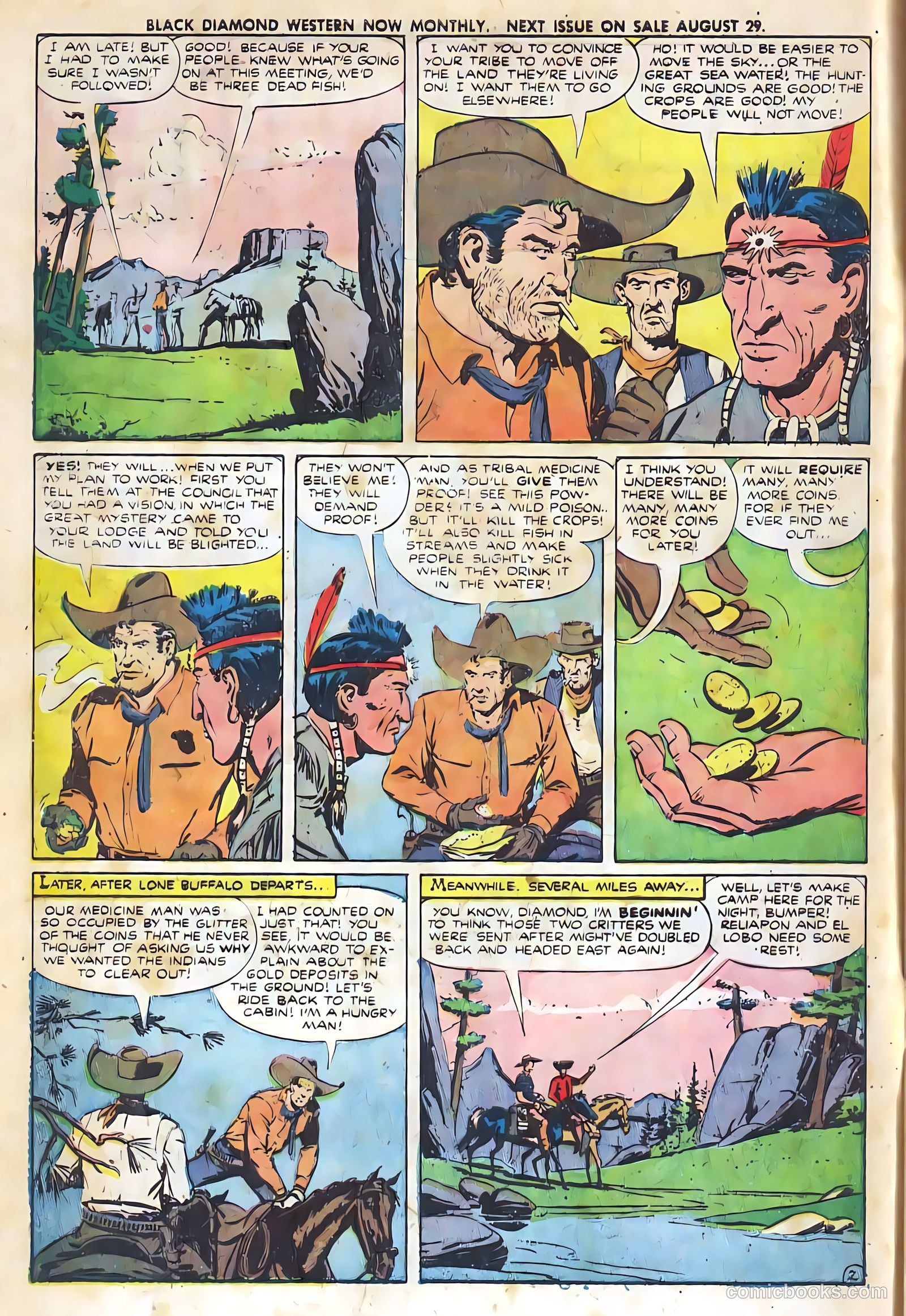 Black Diamond Western #27 (1949, Lev Gleason Publications, Inc.) — page 5 of 53
