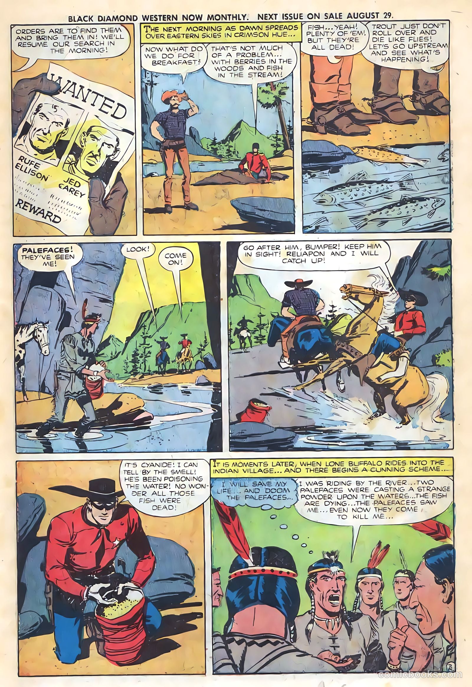 Black Diamond Western #27 (1949, Lev Gleason Publications, Inc.) — page 6 of 53