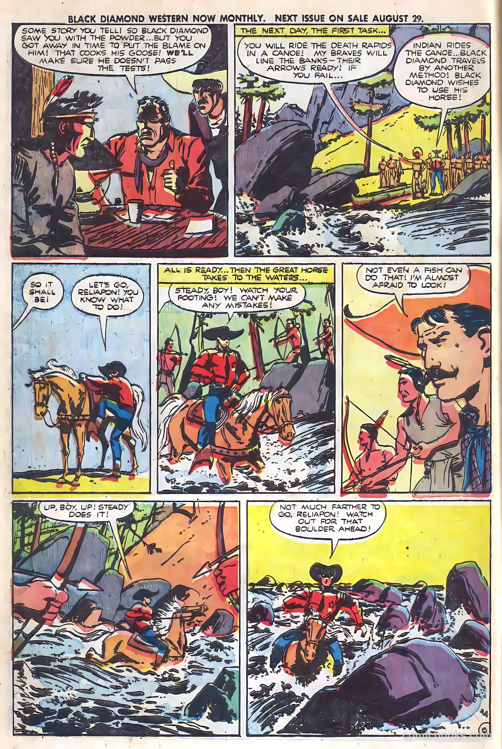 Black Diamond Western #27 (1949, Lev Gleason Publications, Inc.) — page 9 of 53