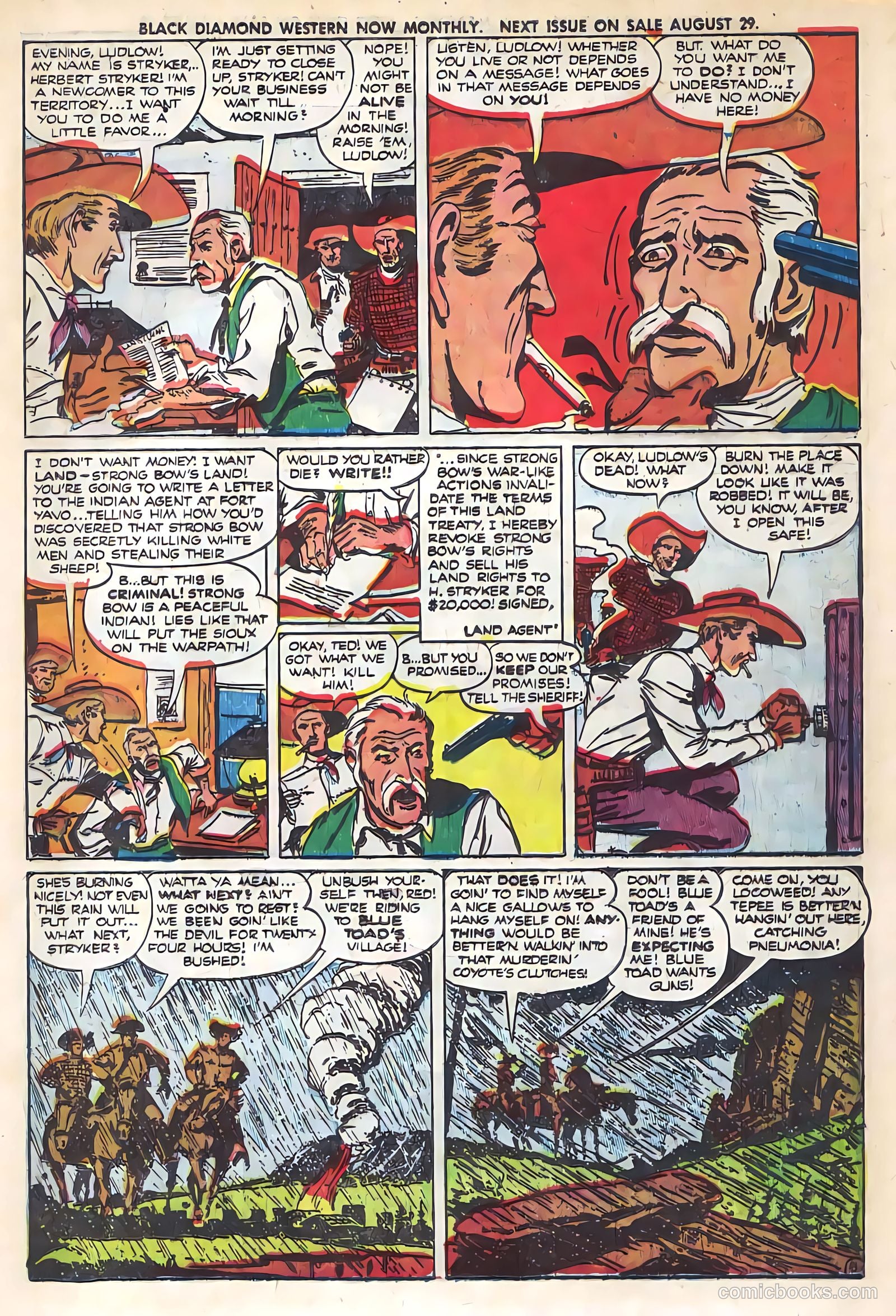 Black Diamond Western #27 (1949, Lev Gleason Publications, Inc.) — page 22 of 53