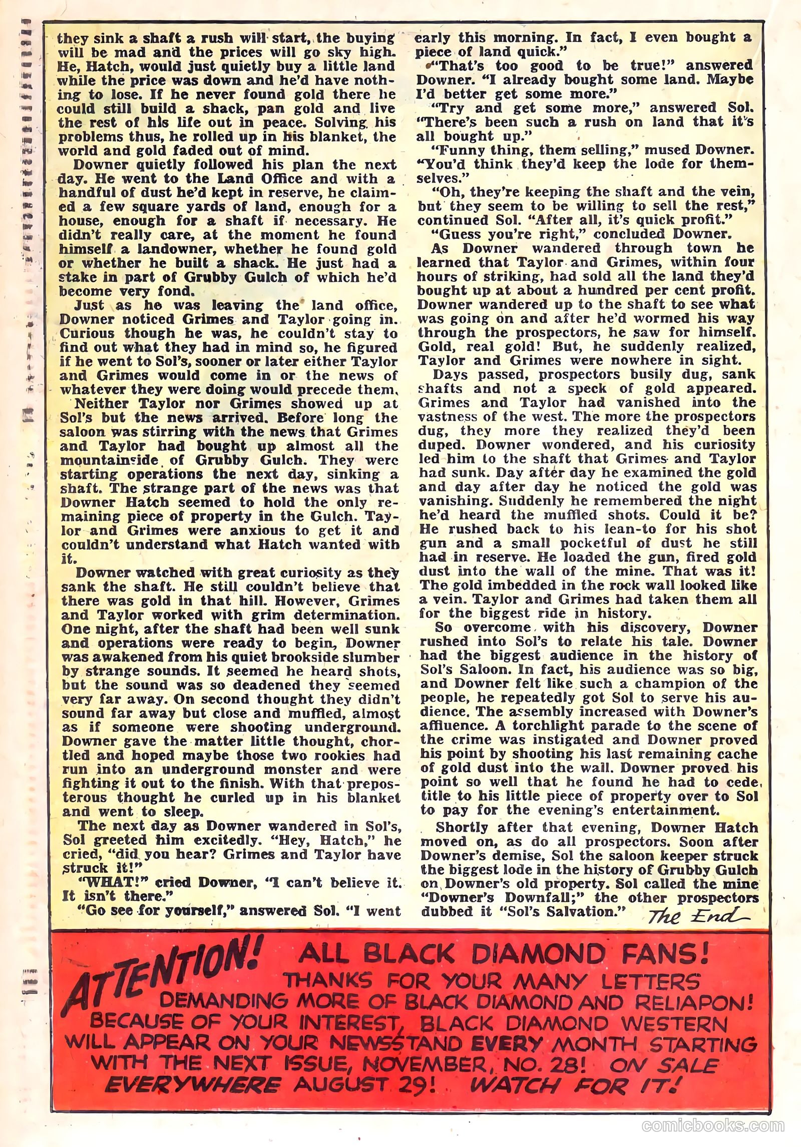 Black Diamond Western #27 (1949, Lev Gleason Publications, Inc.) — page 31 of 53
