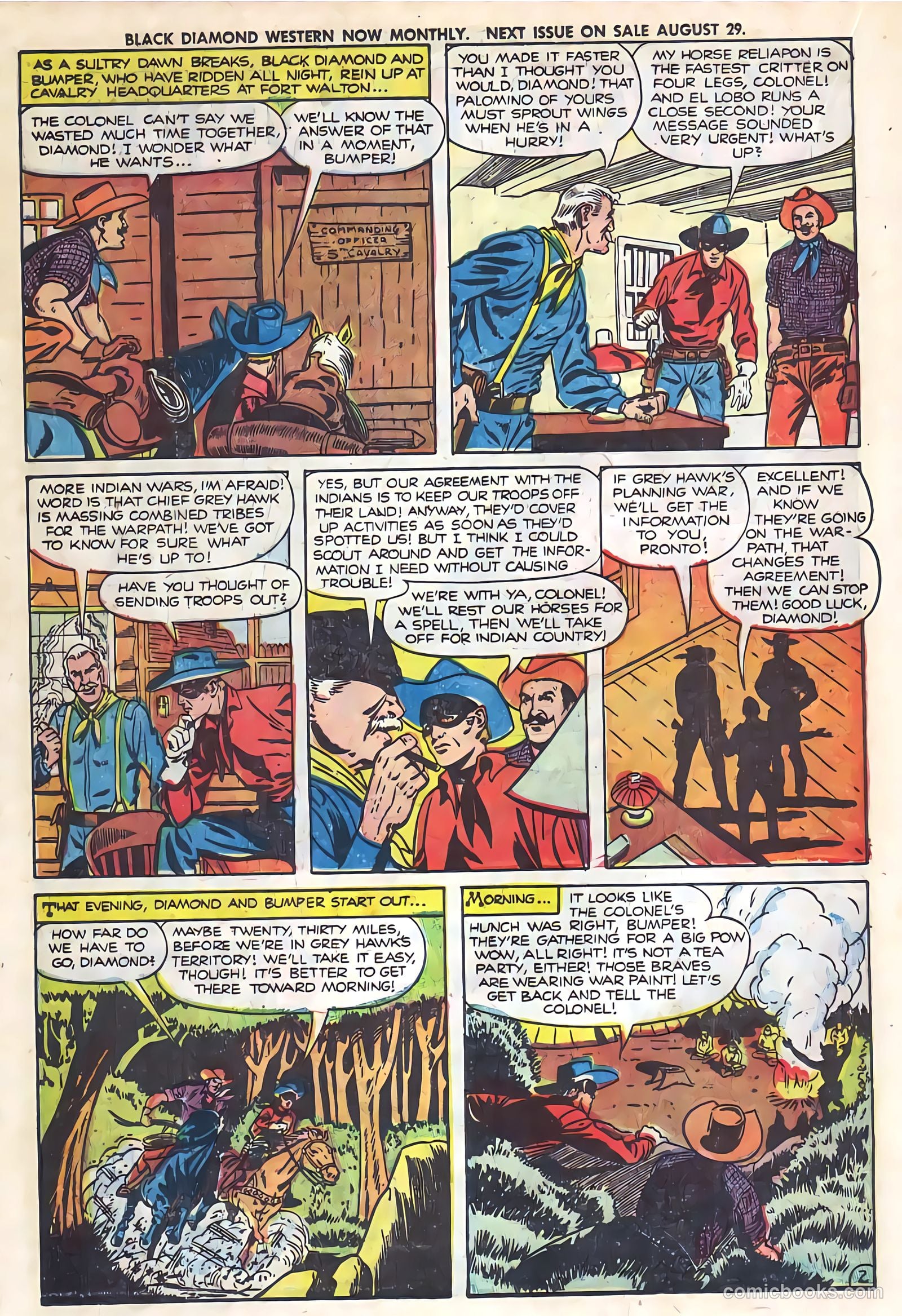 Black Diamond Western #27 (1949, Lev Gleason Publications, Inc.) — page 35 of 53