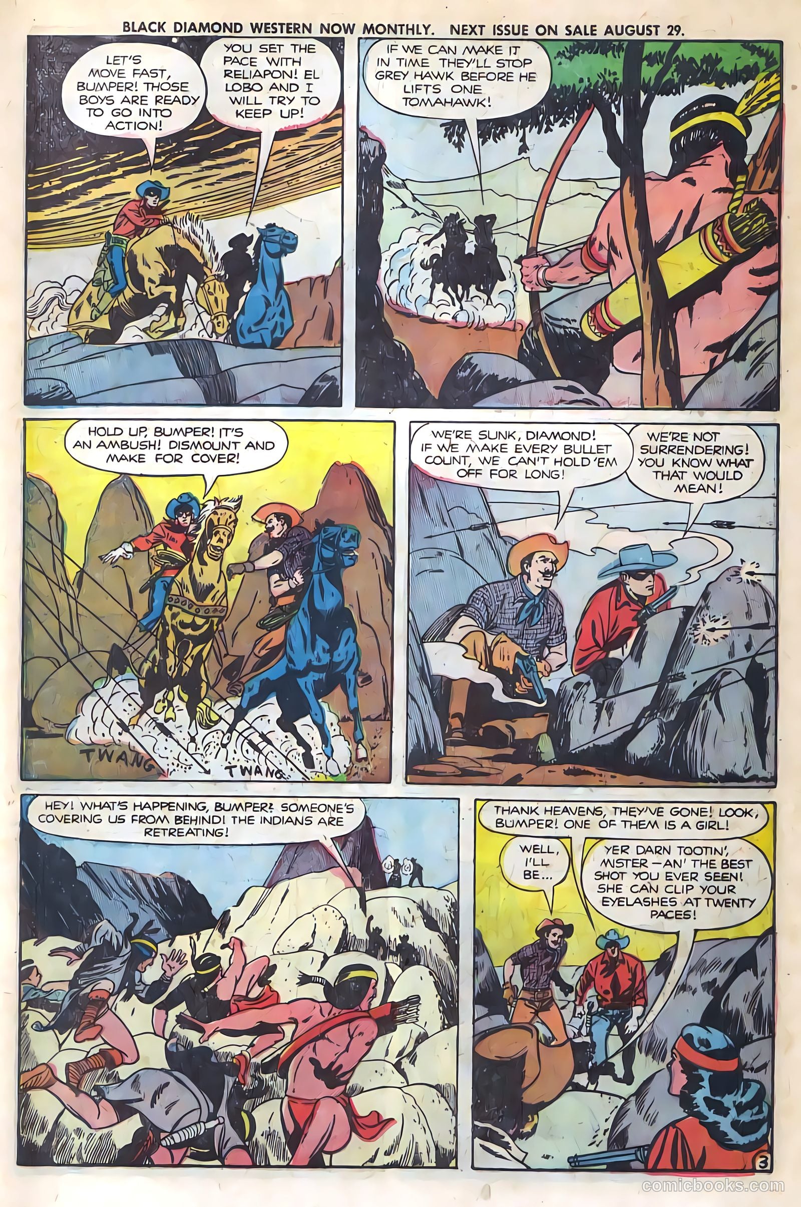 Black Diamond Western #27 (1949, Lev Gleason Publications, Inc.) — page 36 of 53