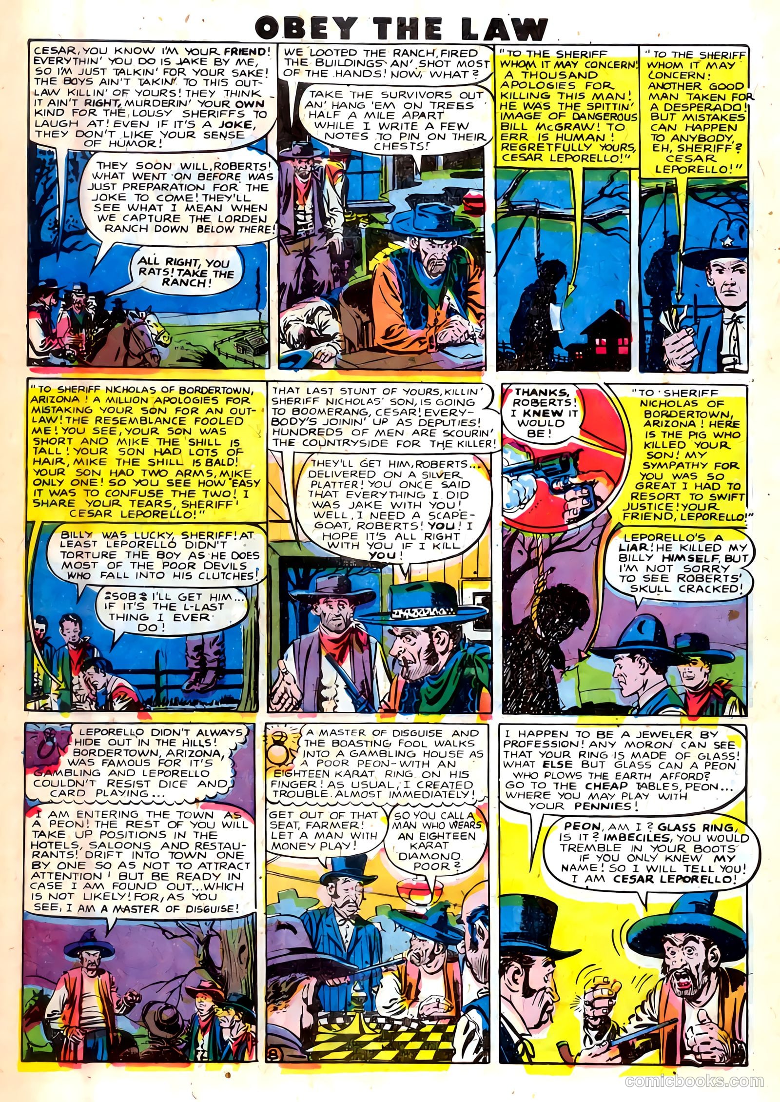 Desperado #8 (1948, Lev Gleason Publications, Inc.) — page 11 of 52