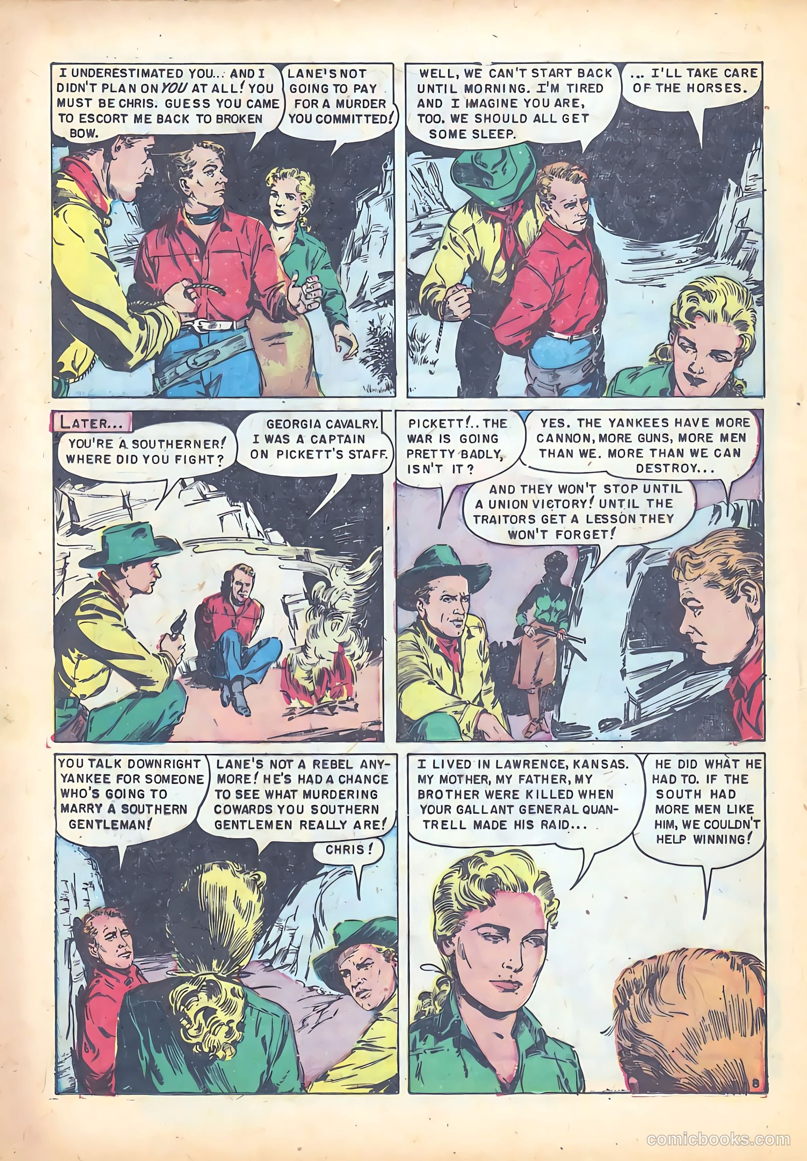 Red Mountain Featuring Quantrell's Raiders #nn (1952) — page 12 of 36
