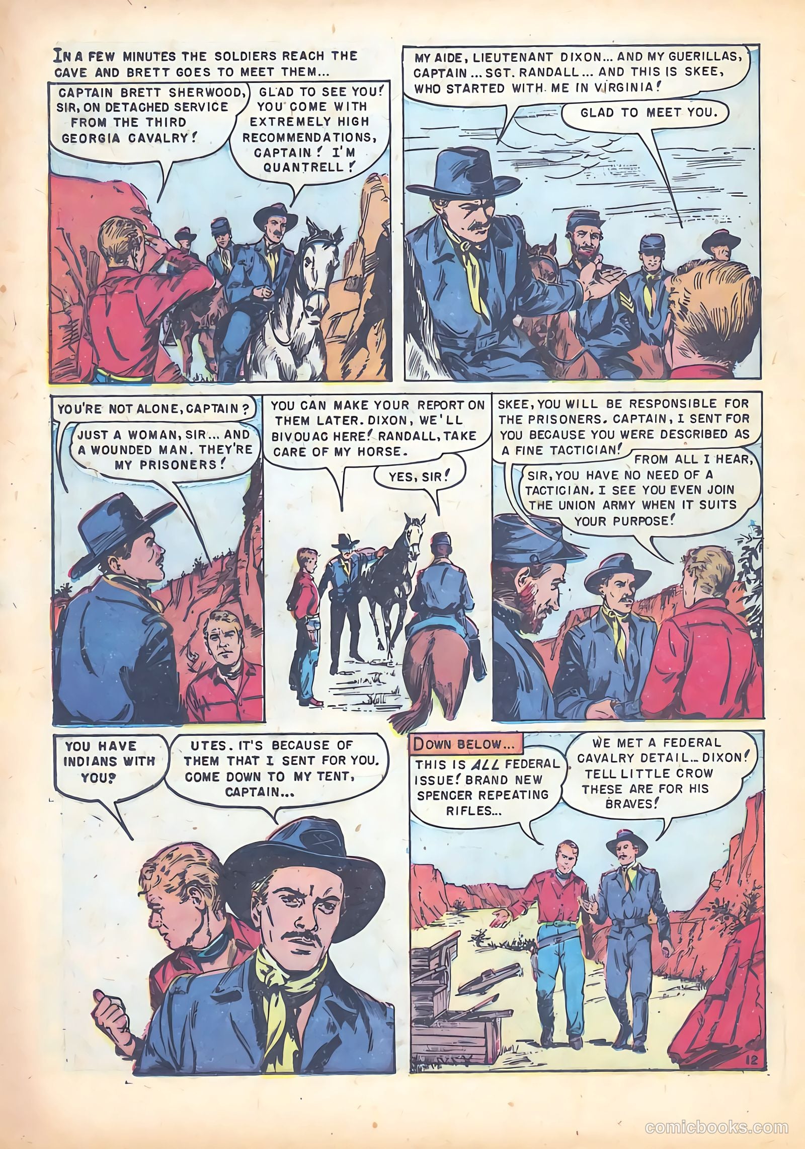 Red Mountain Featuring Quantrell's Raiders #nn (1952) — page 16 of 36