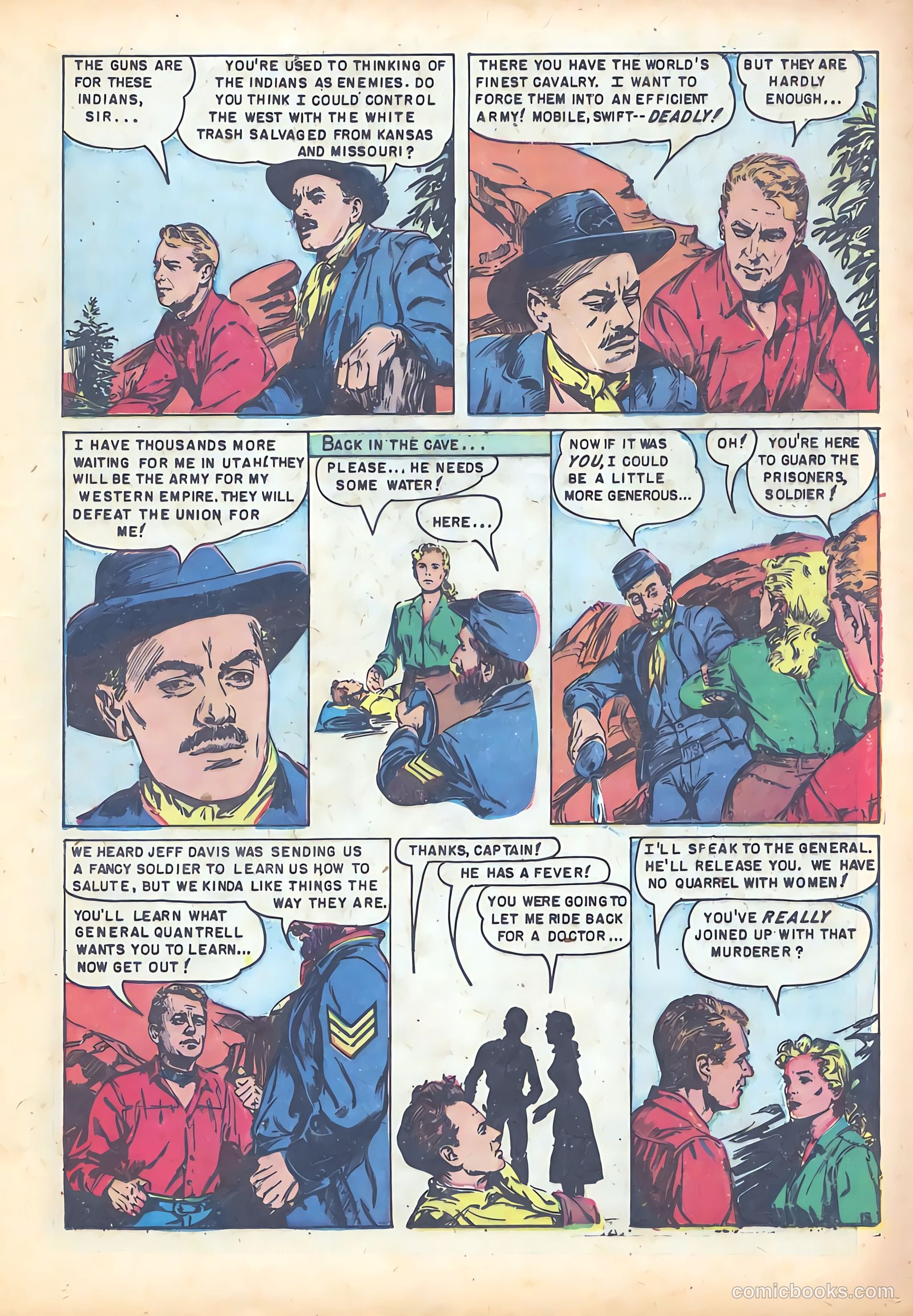 Red Mountain Featuring Quantrell's Raiders #nn (1952) — page 17 of 36