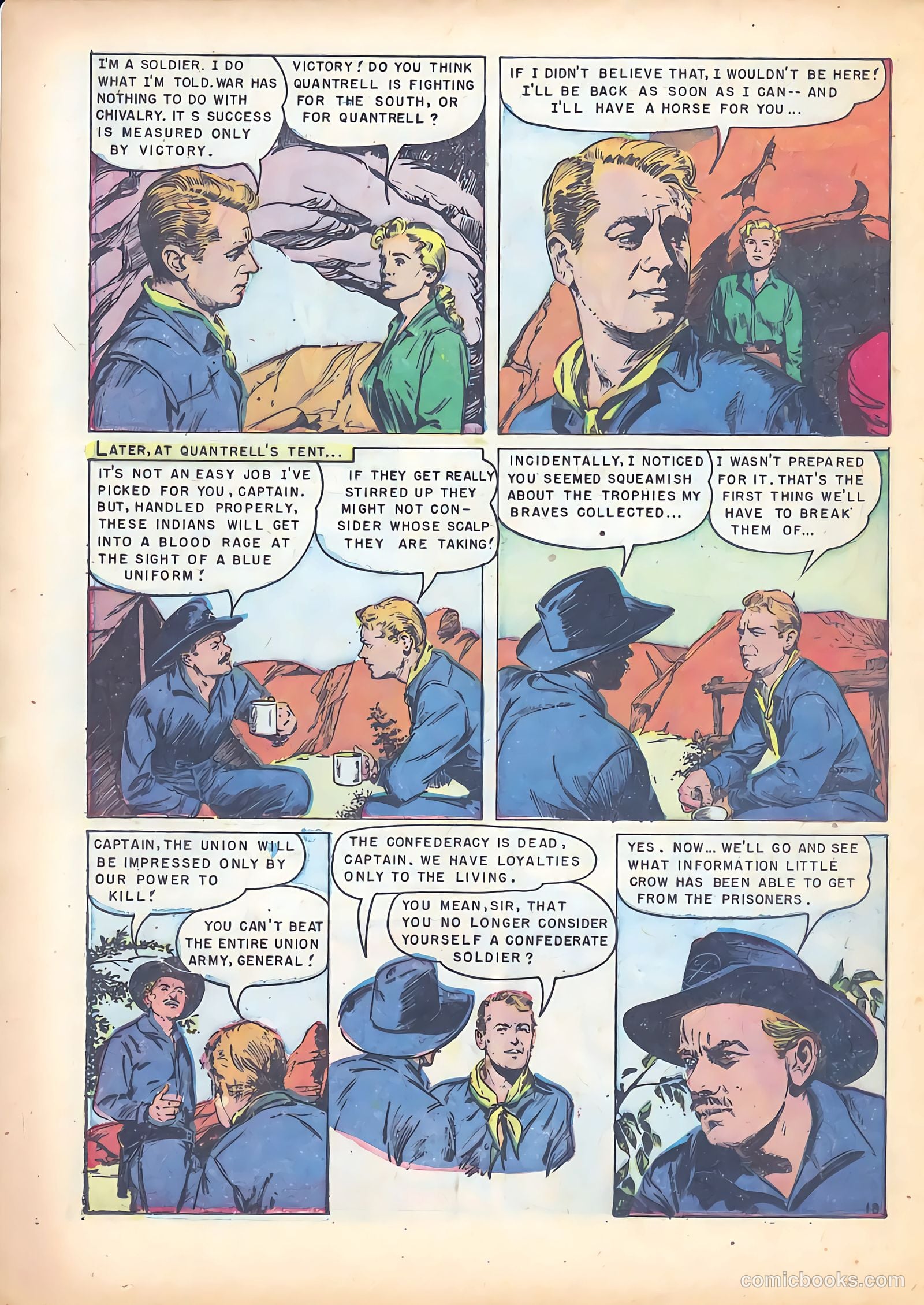 Red Mountain Featuring Quantrell's Raiders #nn (1952) — page 24 of 36