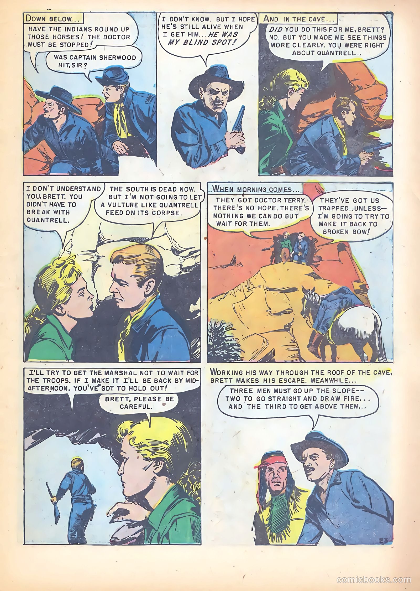 Red Mountain Featuring Quantrell's Raiders #nn (1952) — page 31 of 36