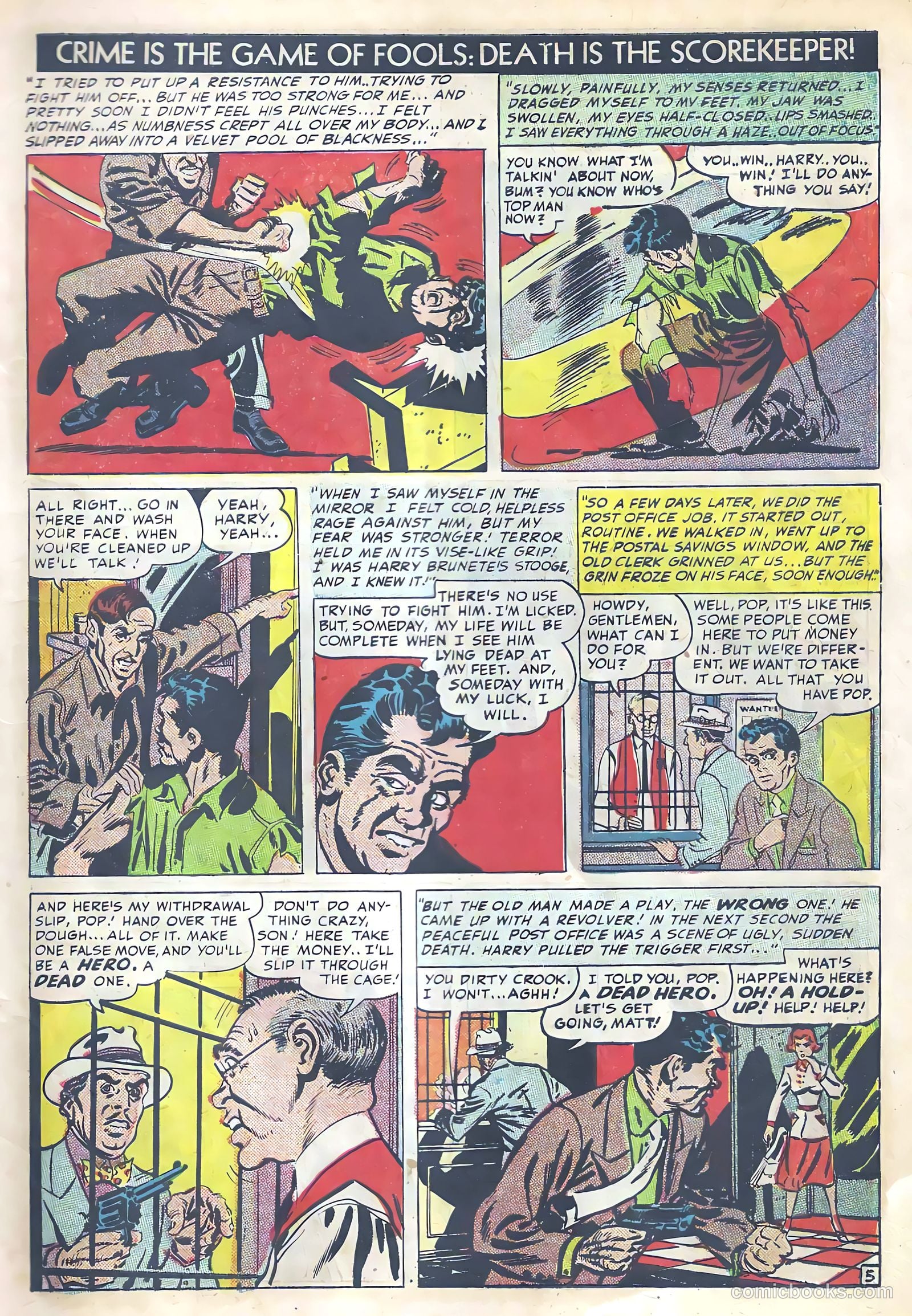 Dead End Crime Stories #nn (1949) — page 7 of 52