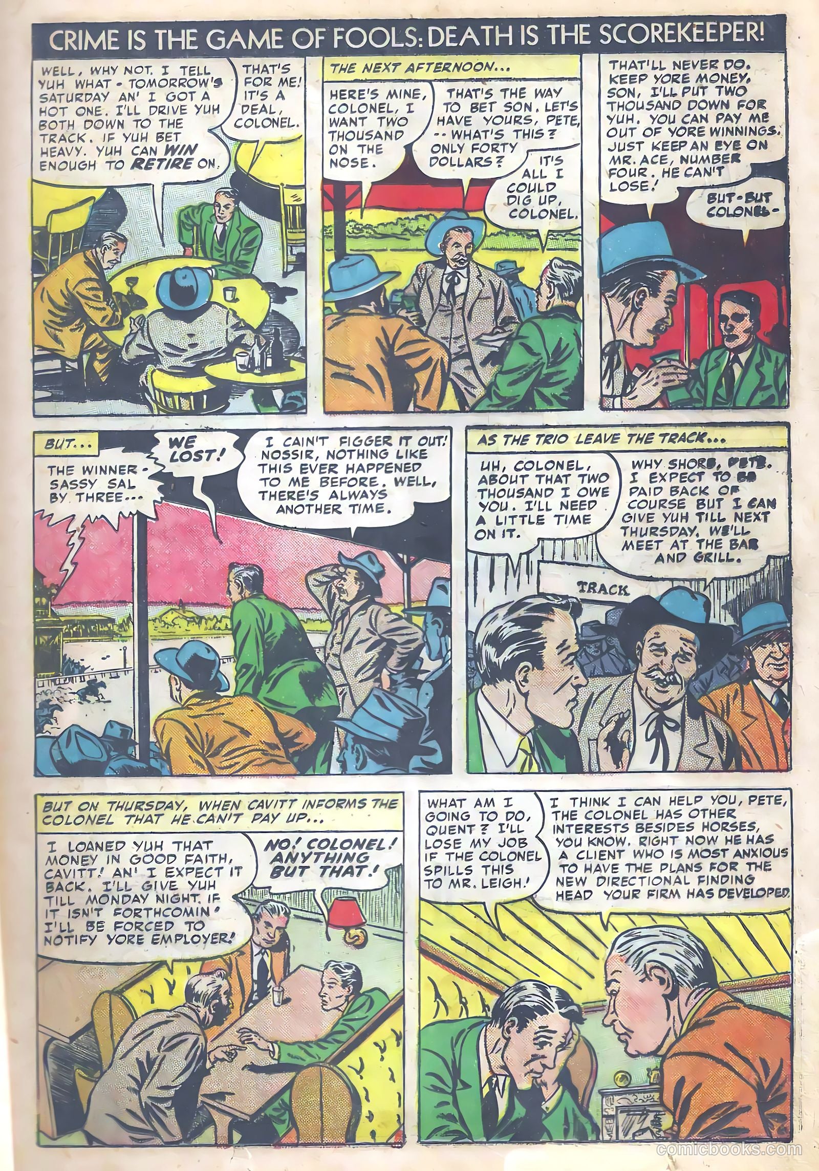 Dead End Crime Stories #nn (1949) — page 35 of 52