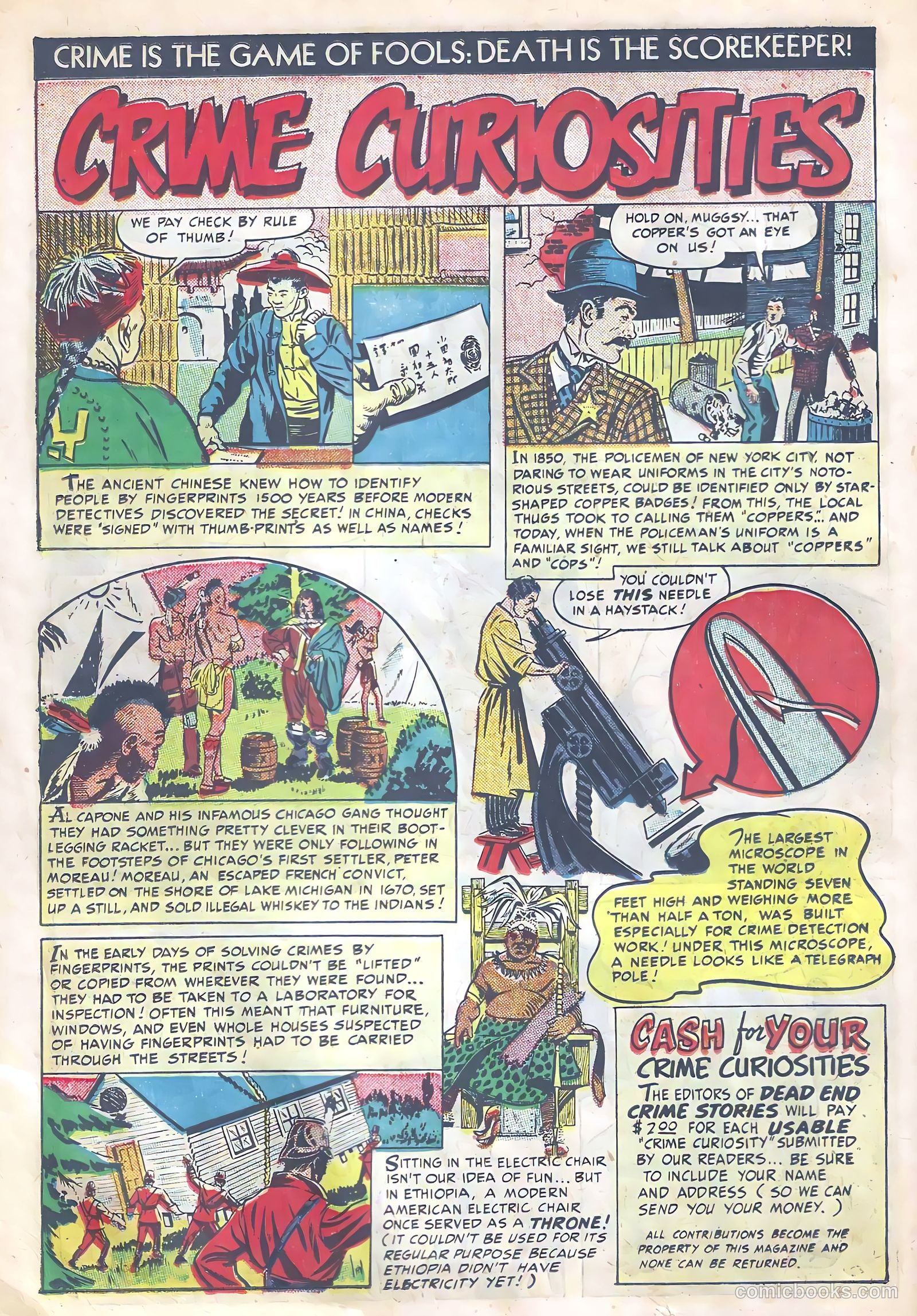 Dead End Crime Stories #nn (1949) — page 38 of 52