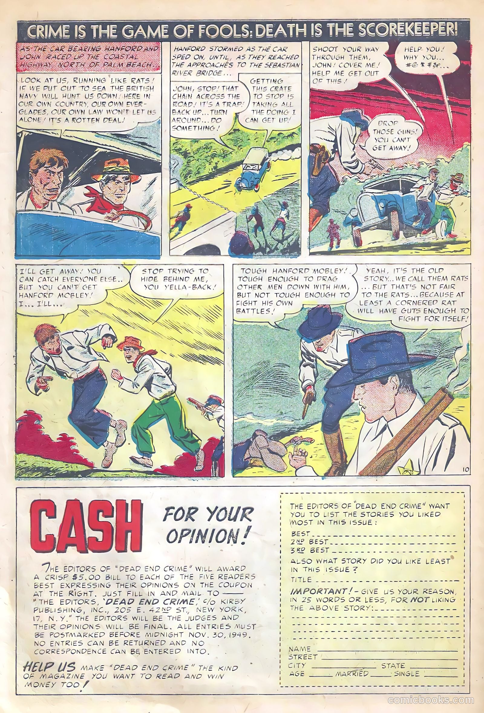 Dead End Crime Stories #nn (1949) — page 48 of 52