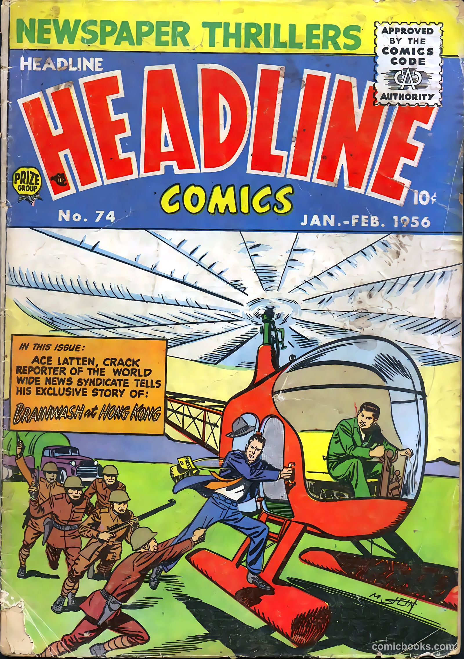 Headline Comics #74 cover