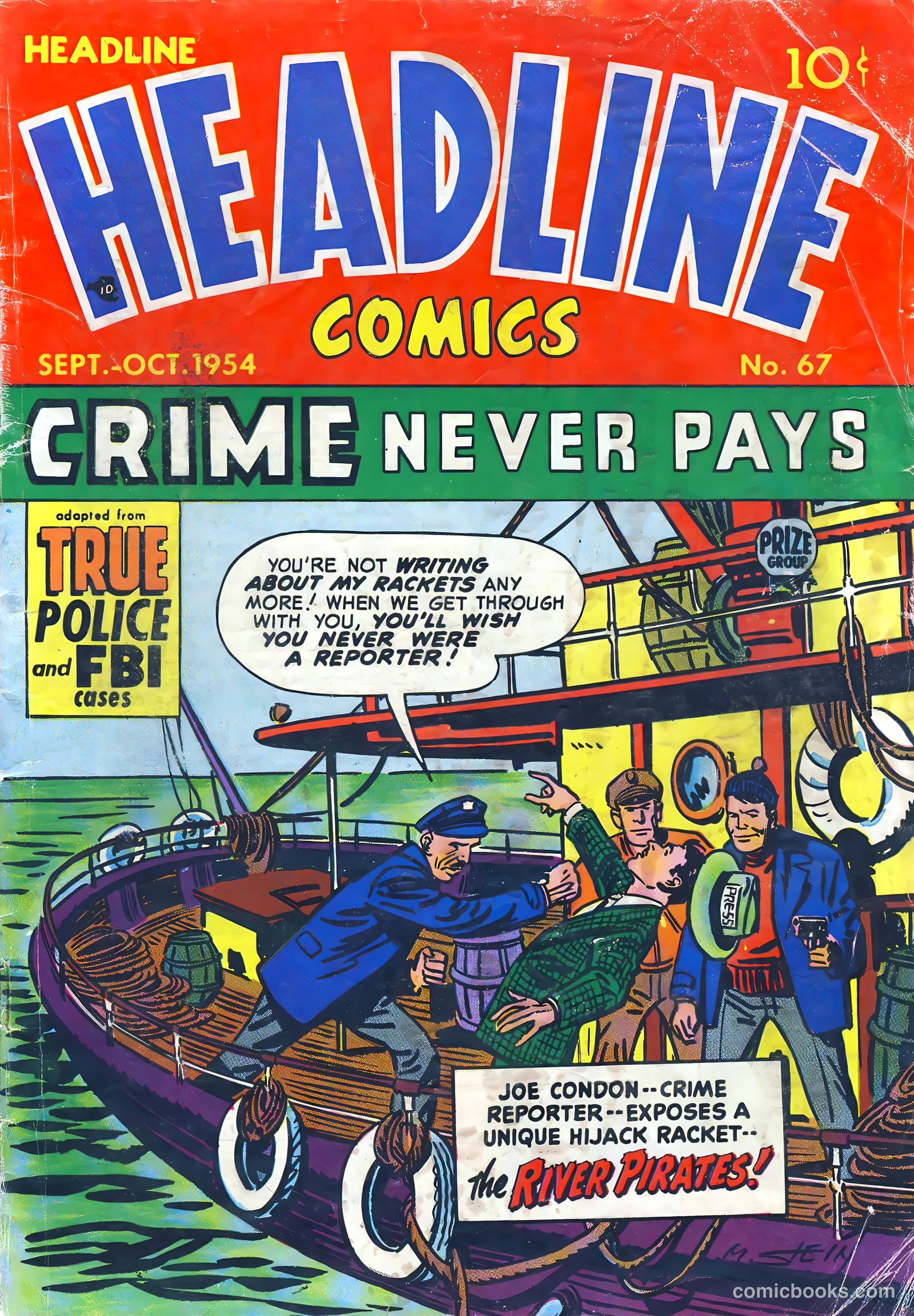 Headline Comics #67 cover