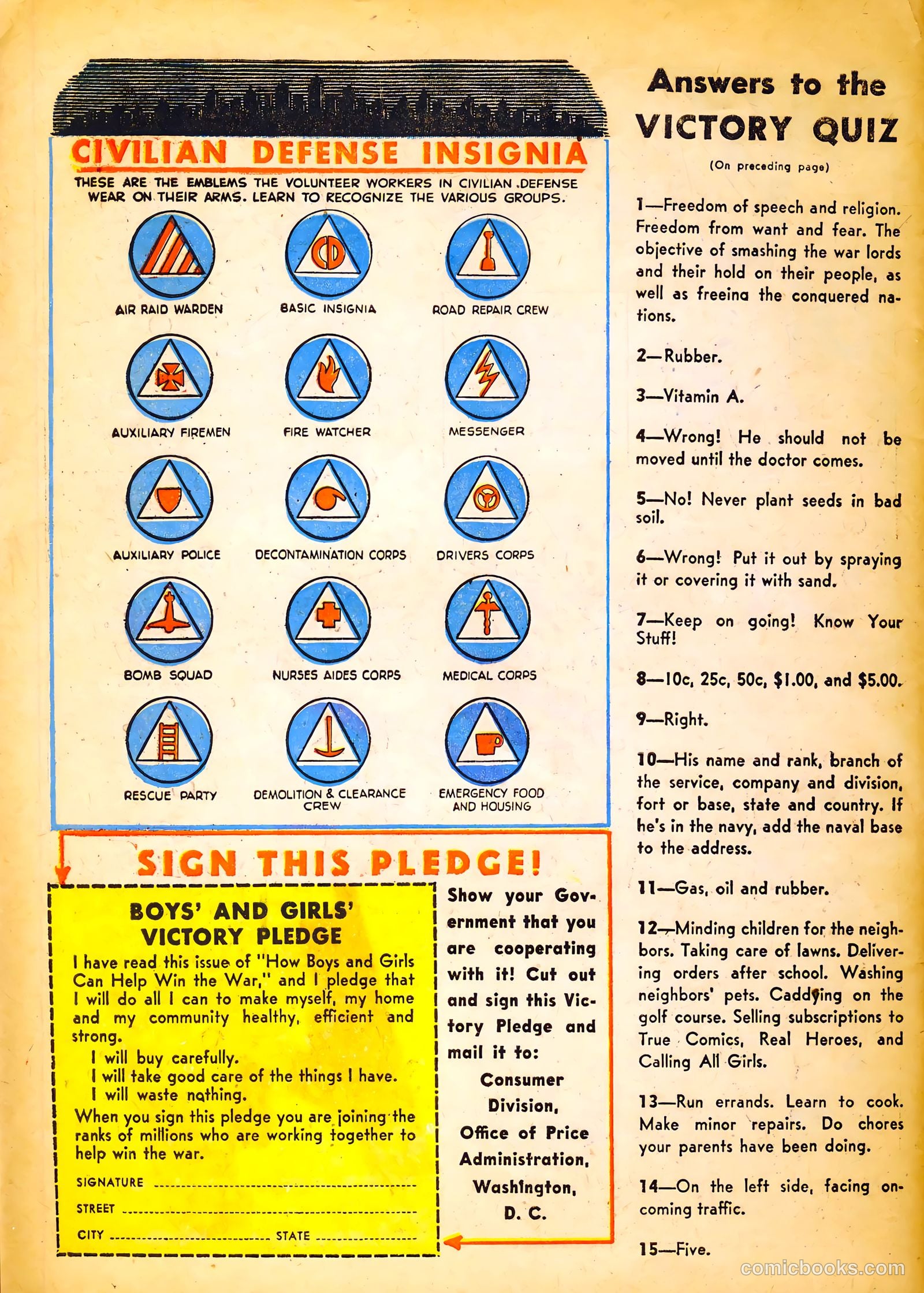 How Boys and Girls Can Help Win the War #nn (1942, Parents' Magazine Press) — page 51 of 53