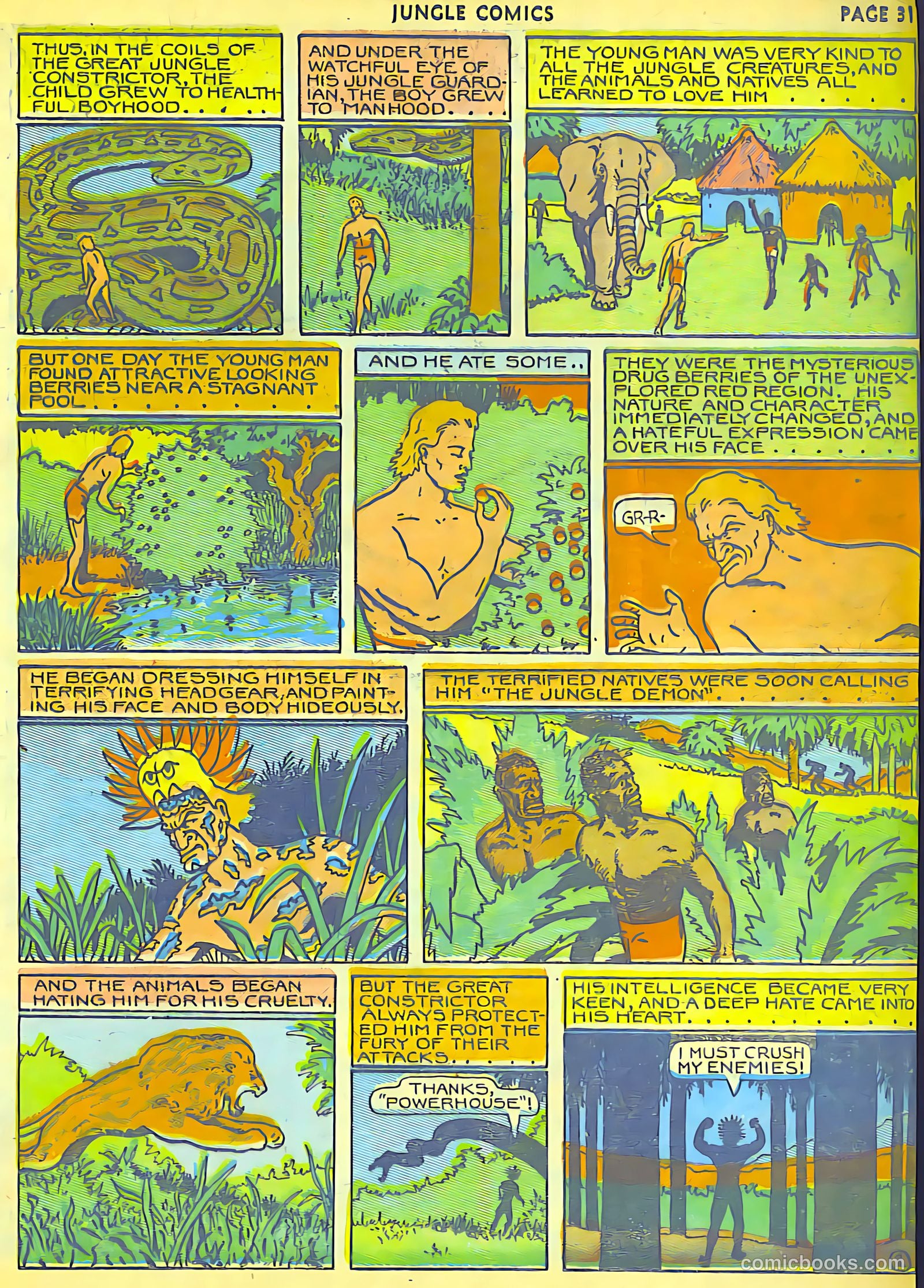 fletcher hanks fantomah part #1 — page 31 of 99