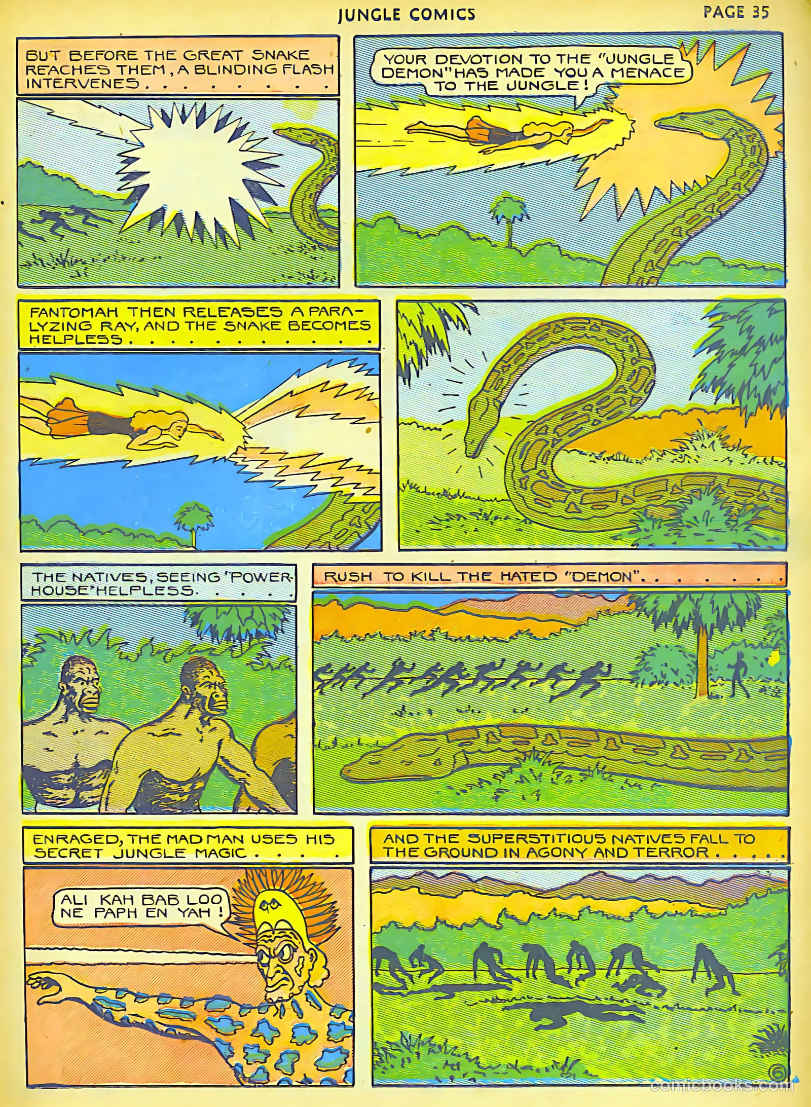 fletcher hanks fantomah part #1 — page 35 of 99