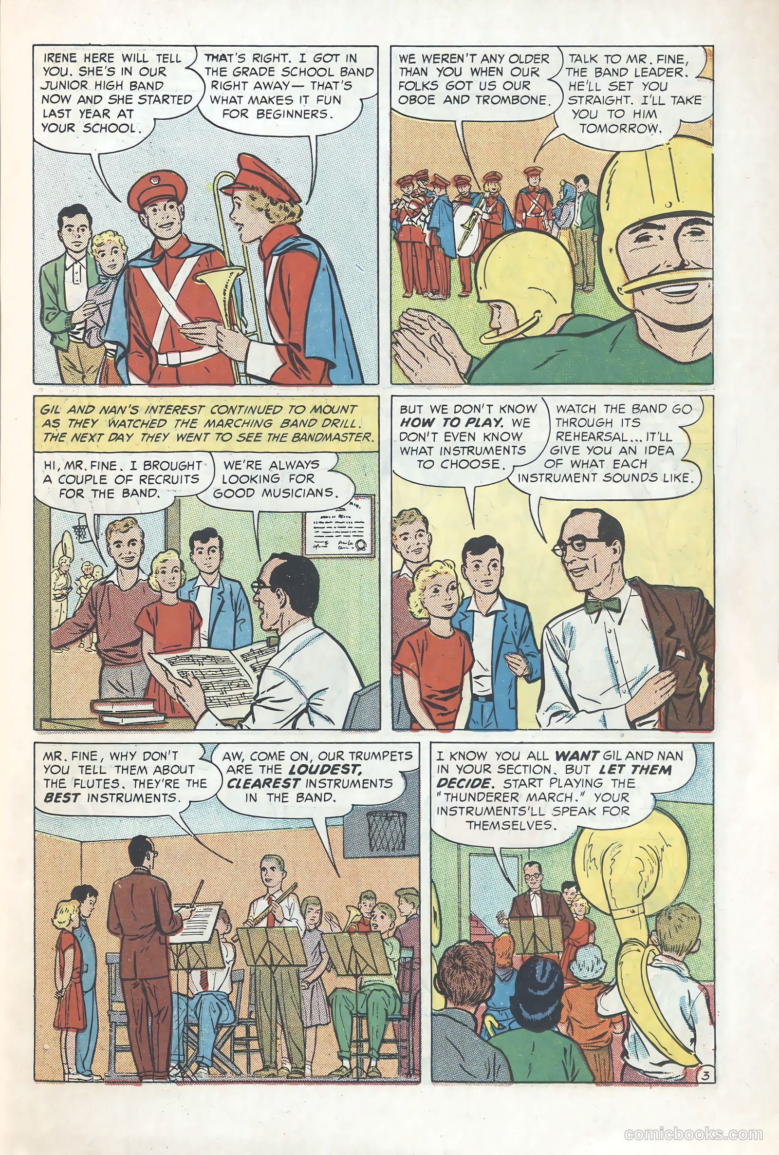 Nan and Gil Join the Band #nn (1958) — page 3 of 12