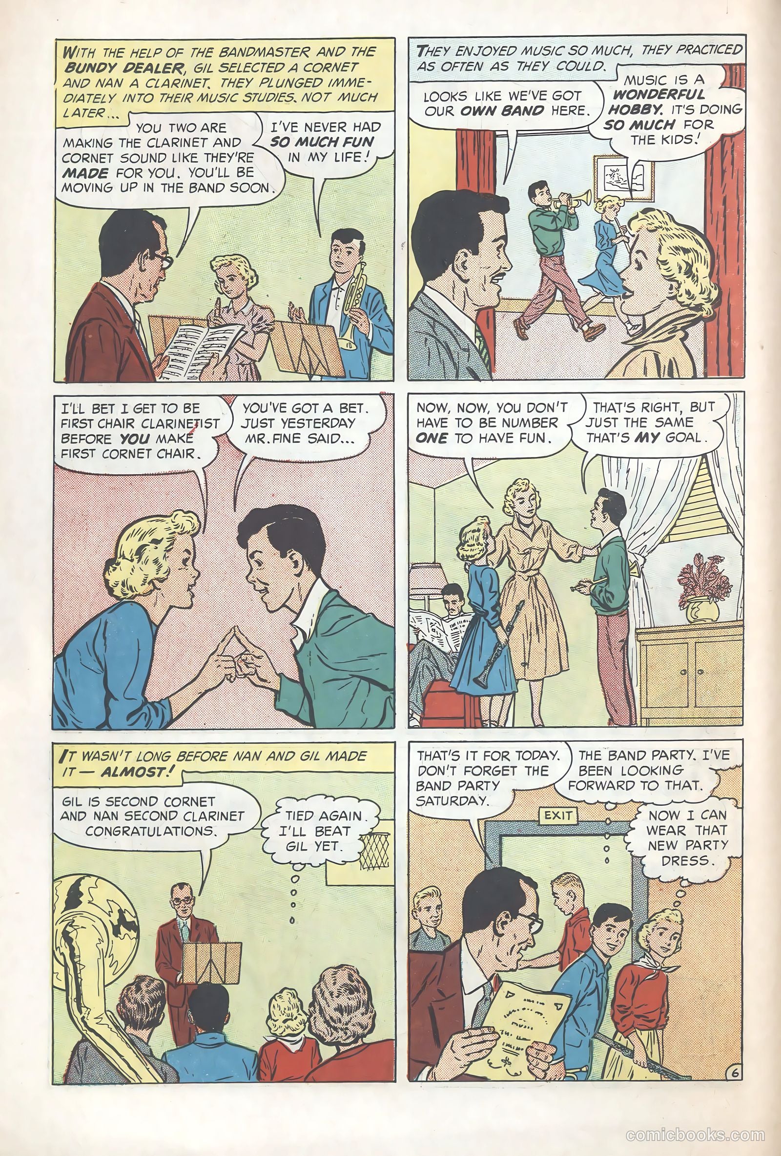 Nan and Gil Join the Band #nn (1958) — page 6 of 12