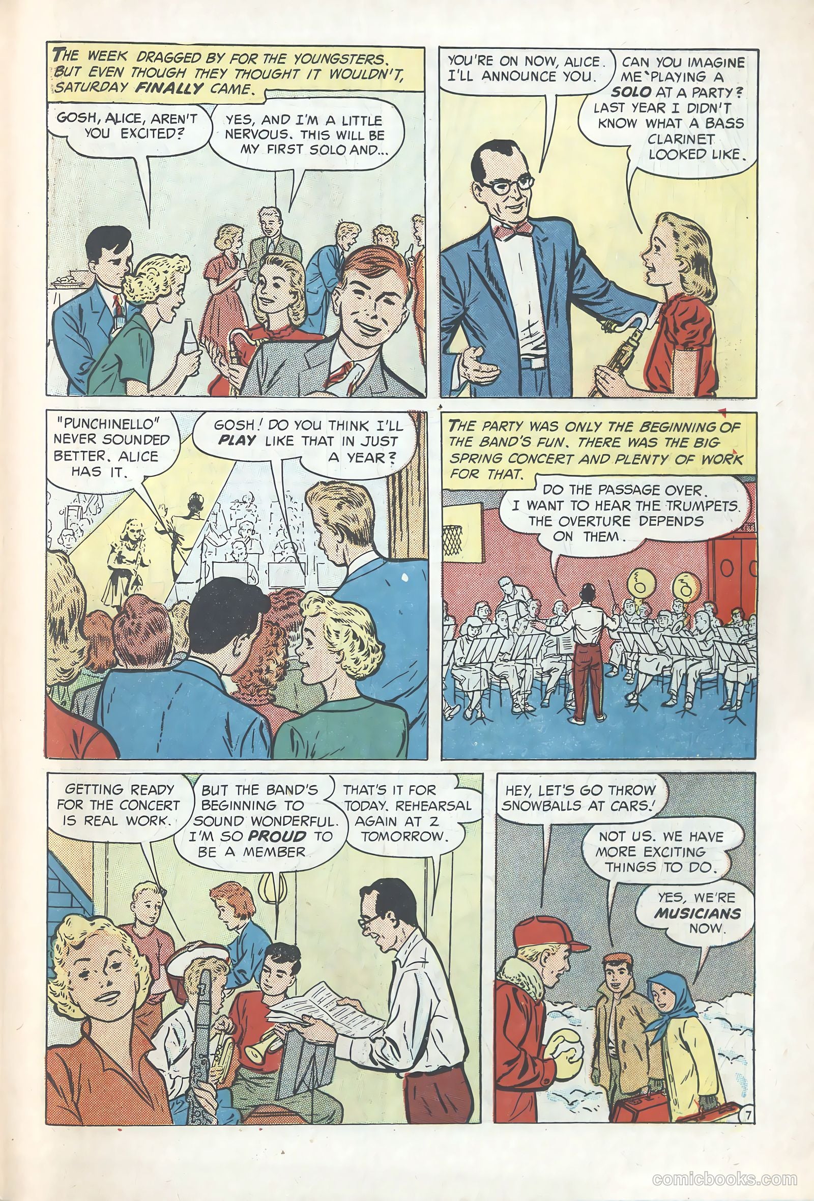 Nan and Gil Join the Band #nn (1958) — page 7 of 12