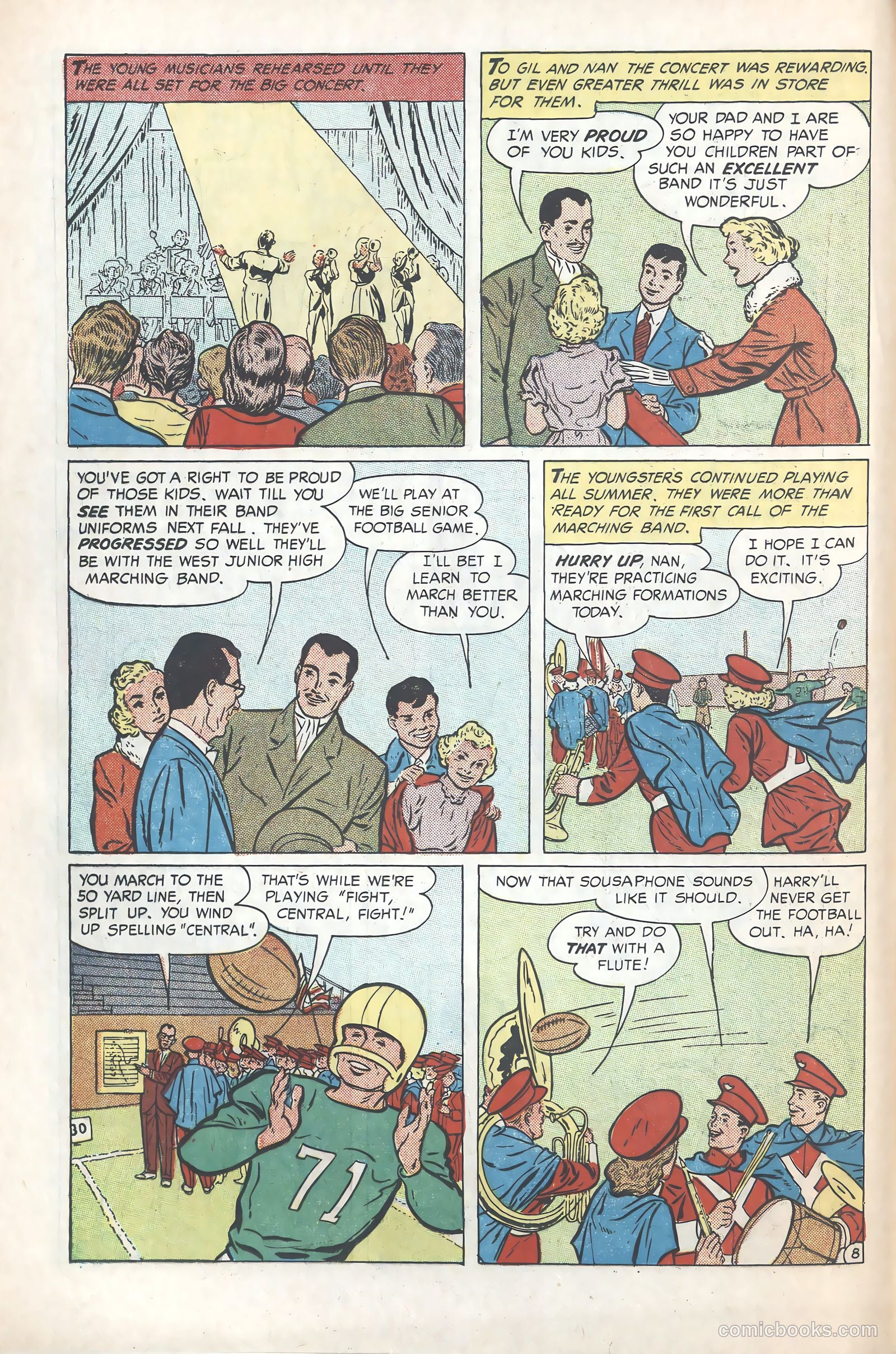 Nan and Gil Join the Band #nn (1958) — page 8 of 12