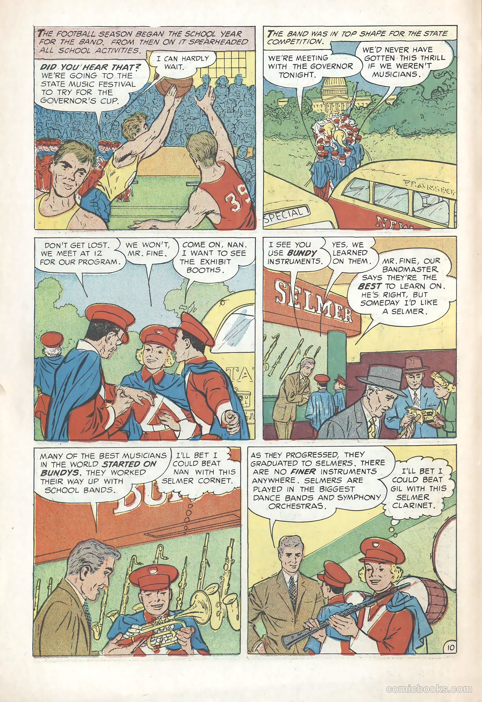 Nan and Gil Join the Band #nn (1958) — page 10 of 12