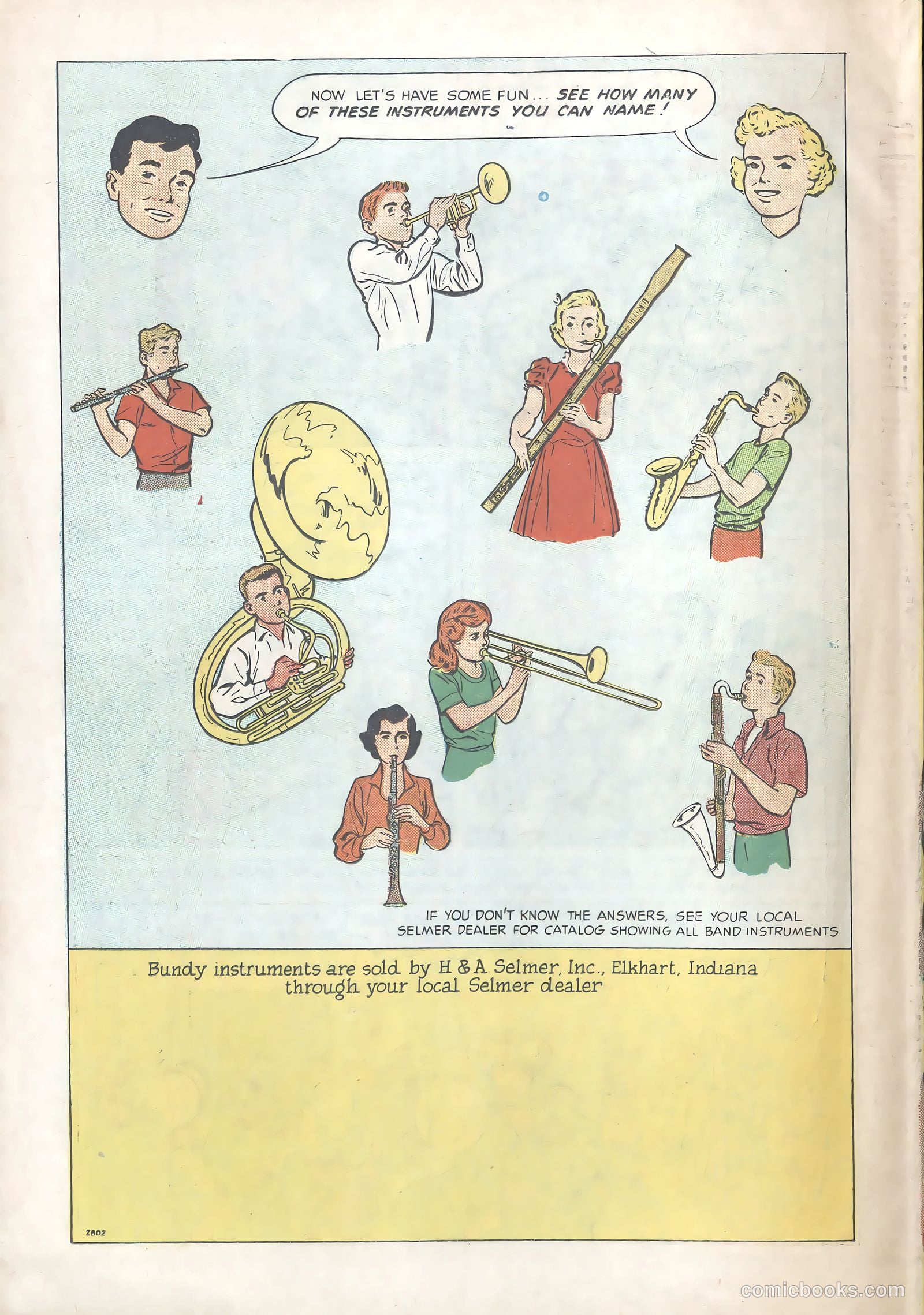 Nan and Gil Join the Band #nn (1958) — page 12 of 12