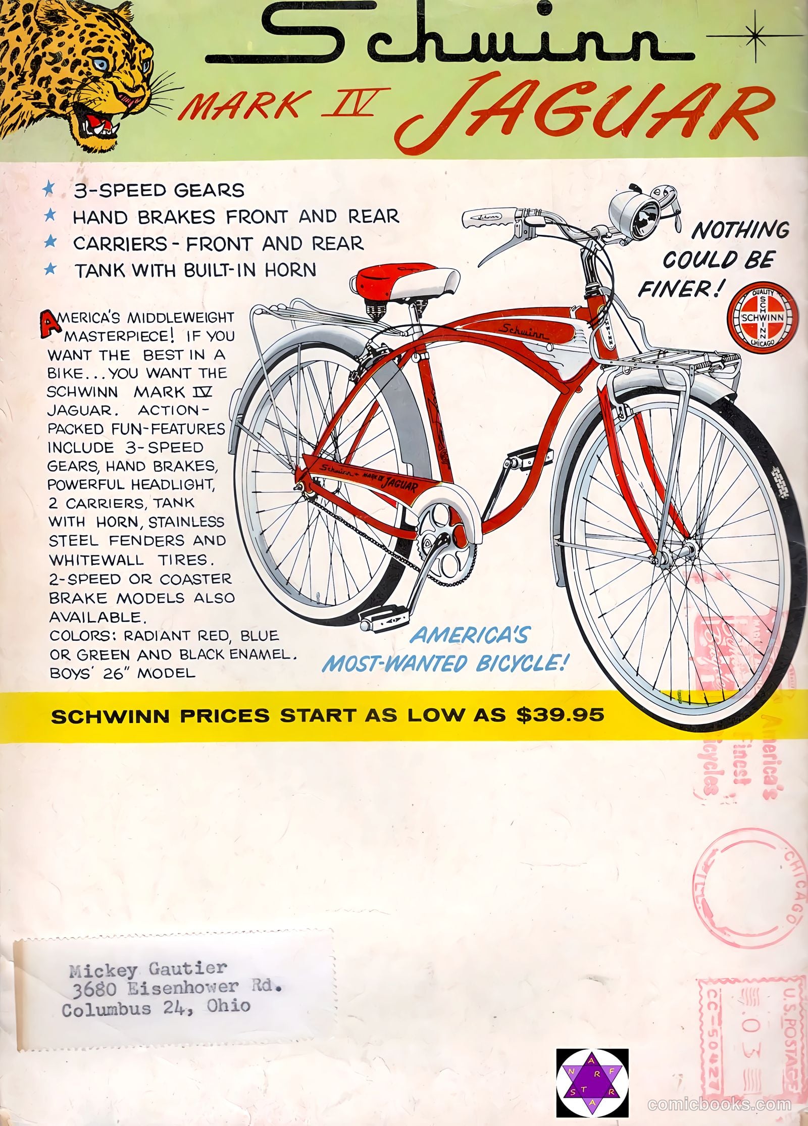 Schwinn Bike Thrills #nn (1959) — page 36 of 36