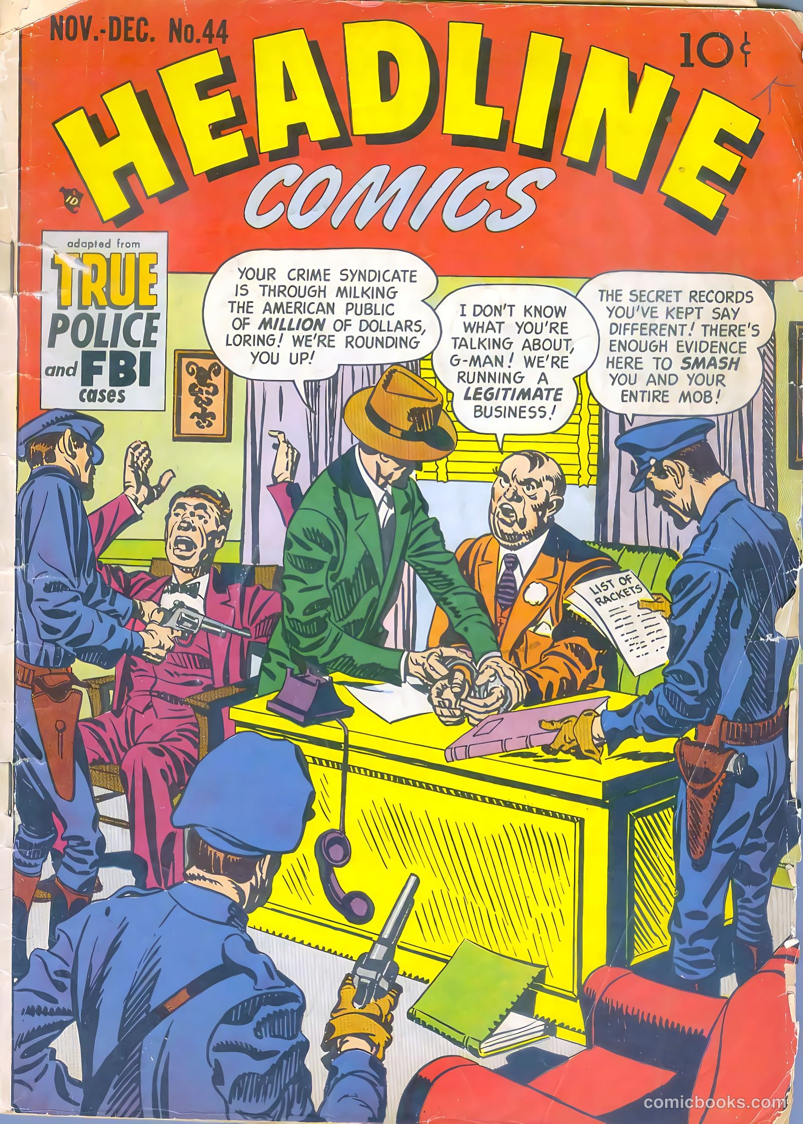 Headline Comics #44 cover
