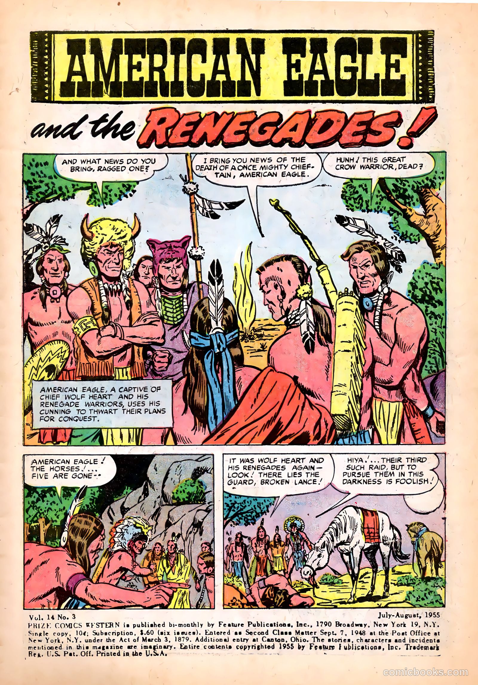 Prize Comics Western #112 (1950) — page 3 of 35
