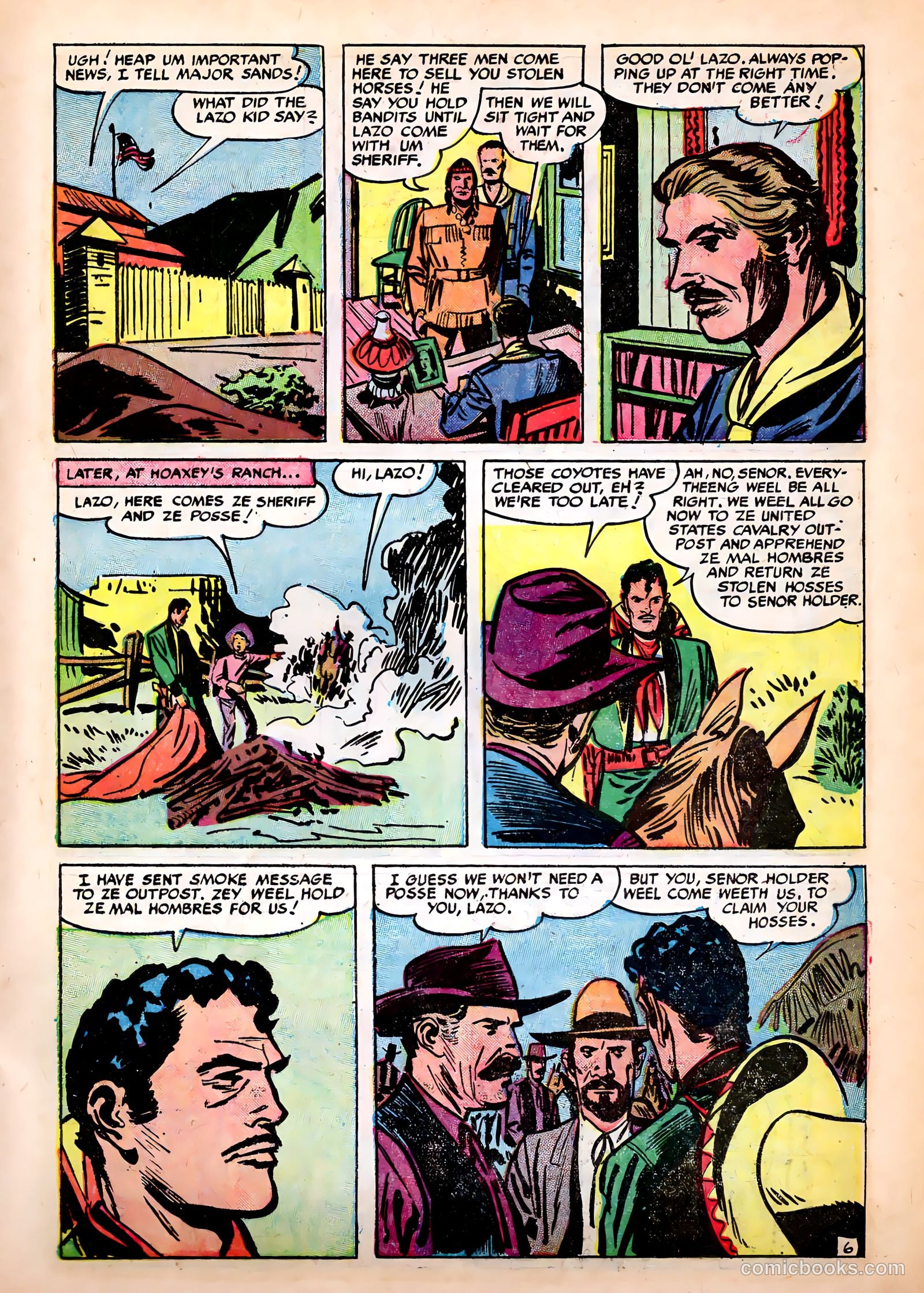 Prize Comics Western #112 (1950) — page 17 of 35