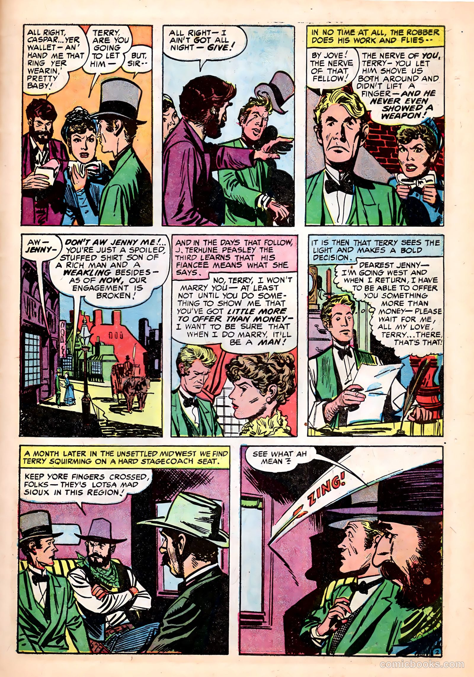 Prize Comics Western #112 (1950) — page 27 of 35