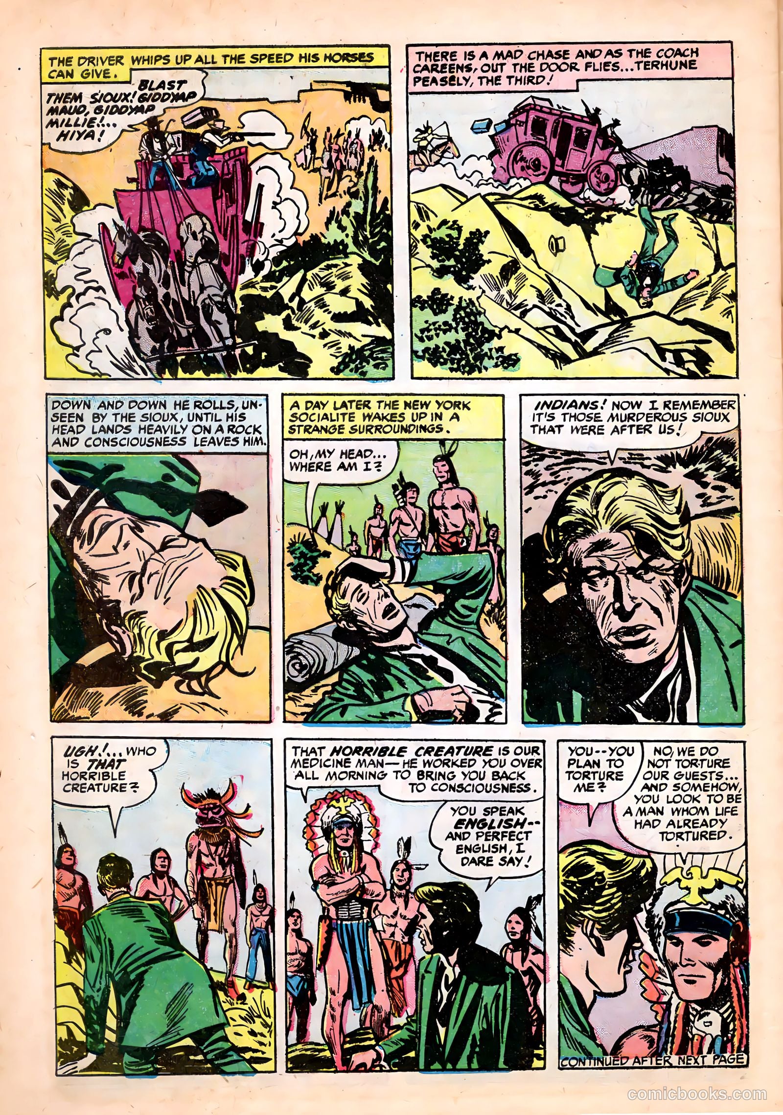 Prize Comics Western #112 (1950) — page 28 of 35