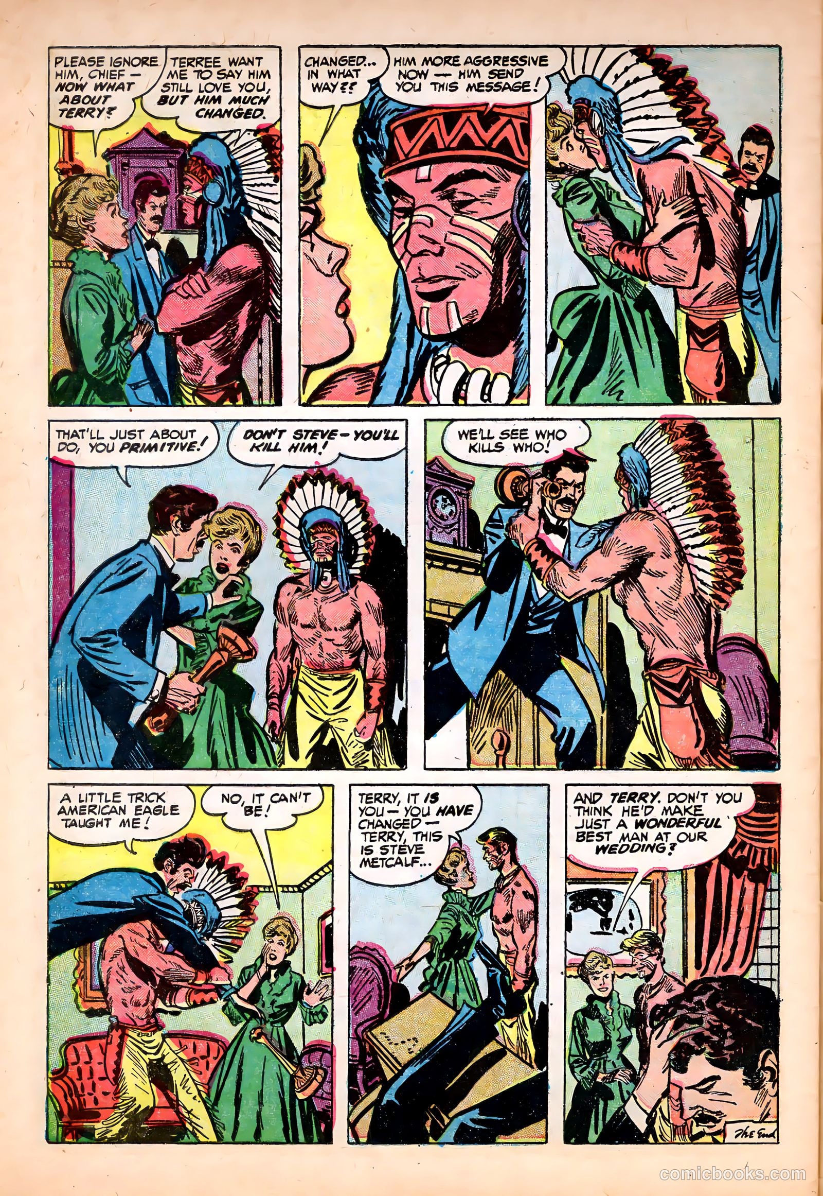 Prize Comics Western #112 (1950) — page 32 of 35