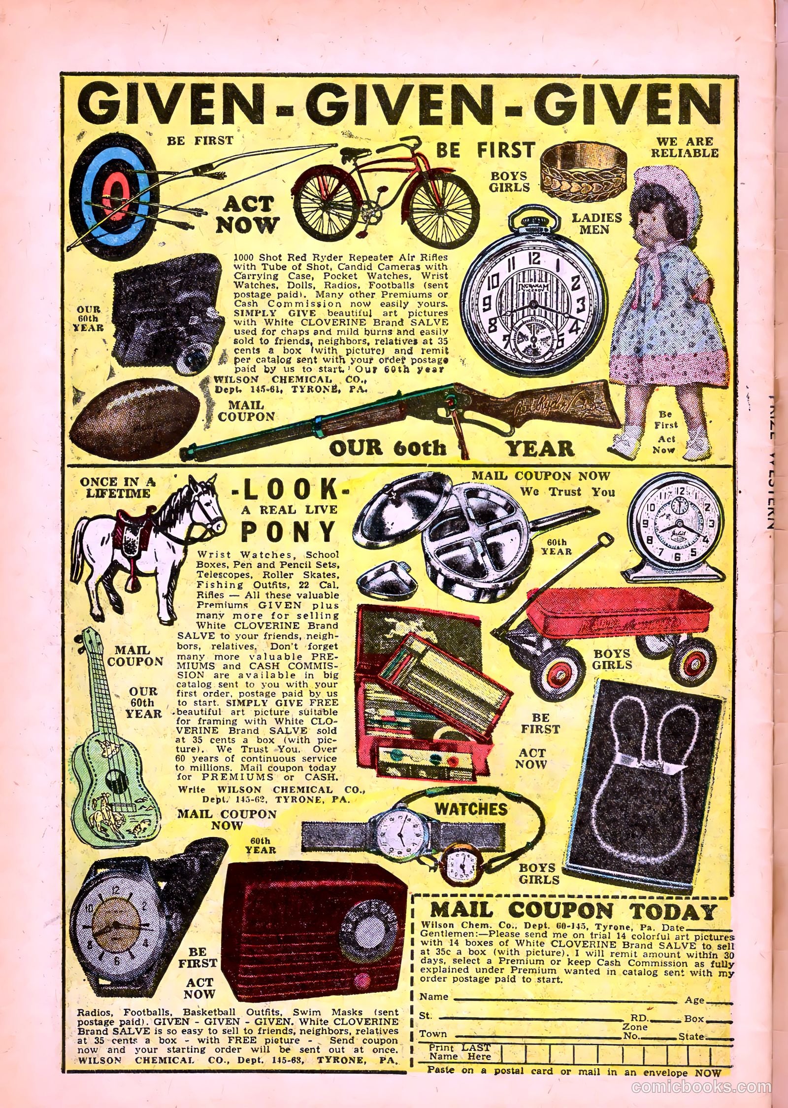 Prize Comics Western #112 (1950) — page 34 of 35