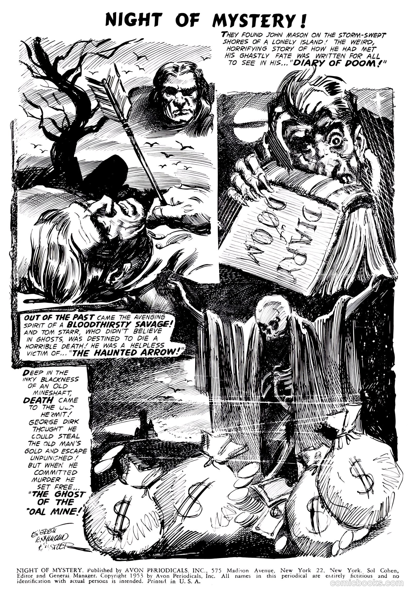 Night of Mystery #1 (1953) — page 2 of 36