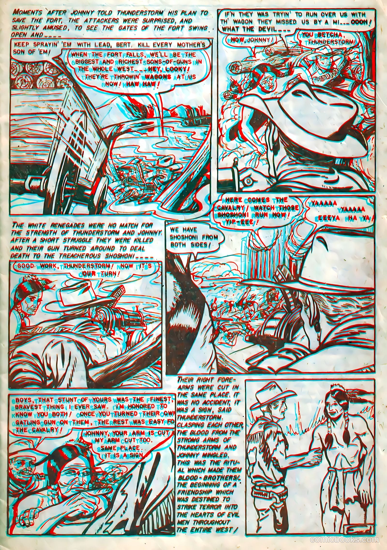 Indian Warriors 3-D #nn (1953) — page 9 of 36