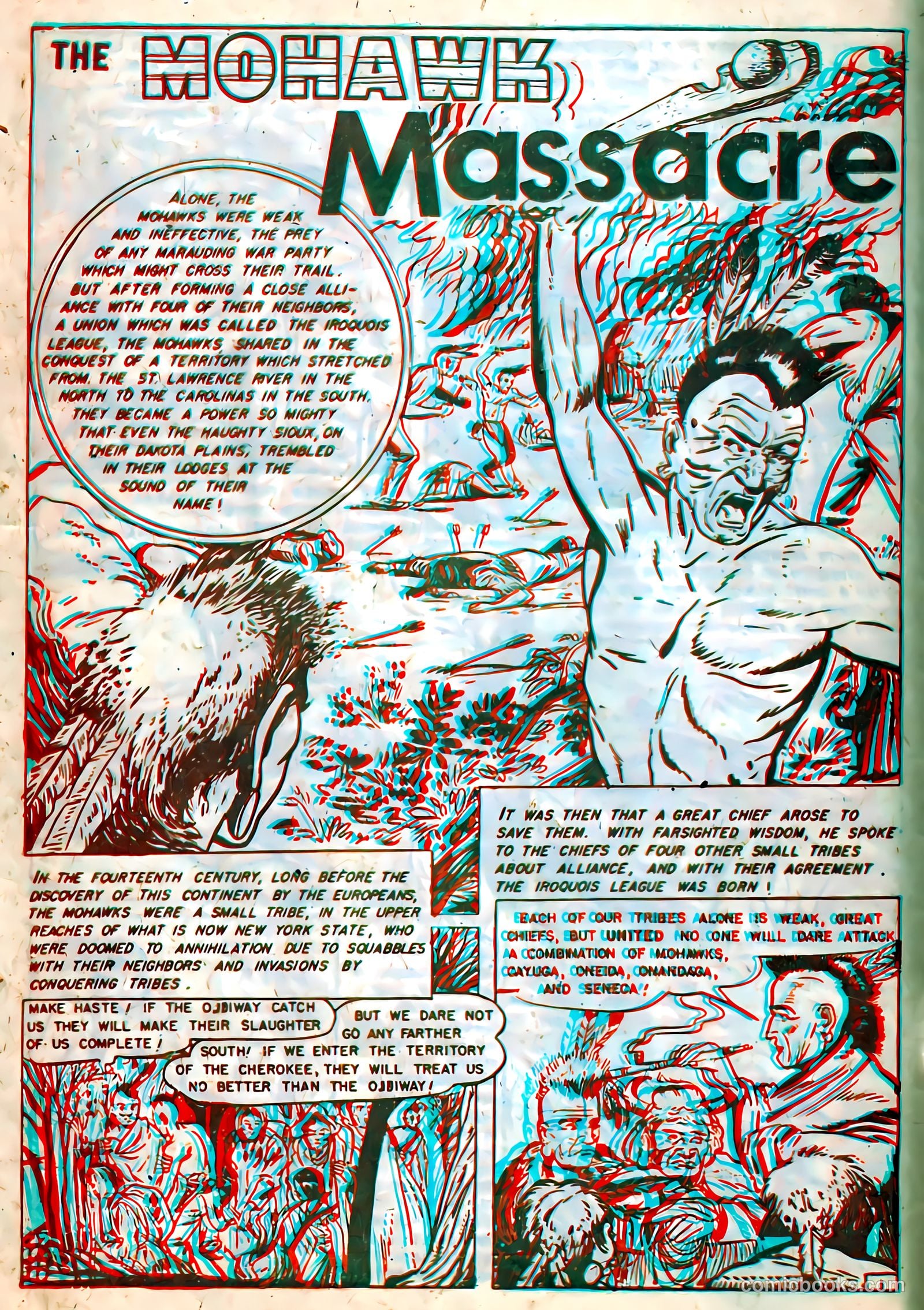 Indian Warriors 3-D #nn (1953) — page 10 of 36