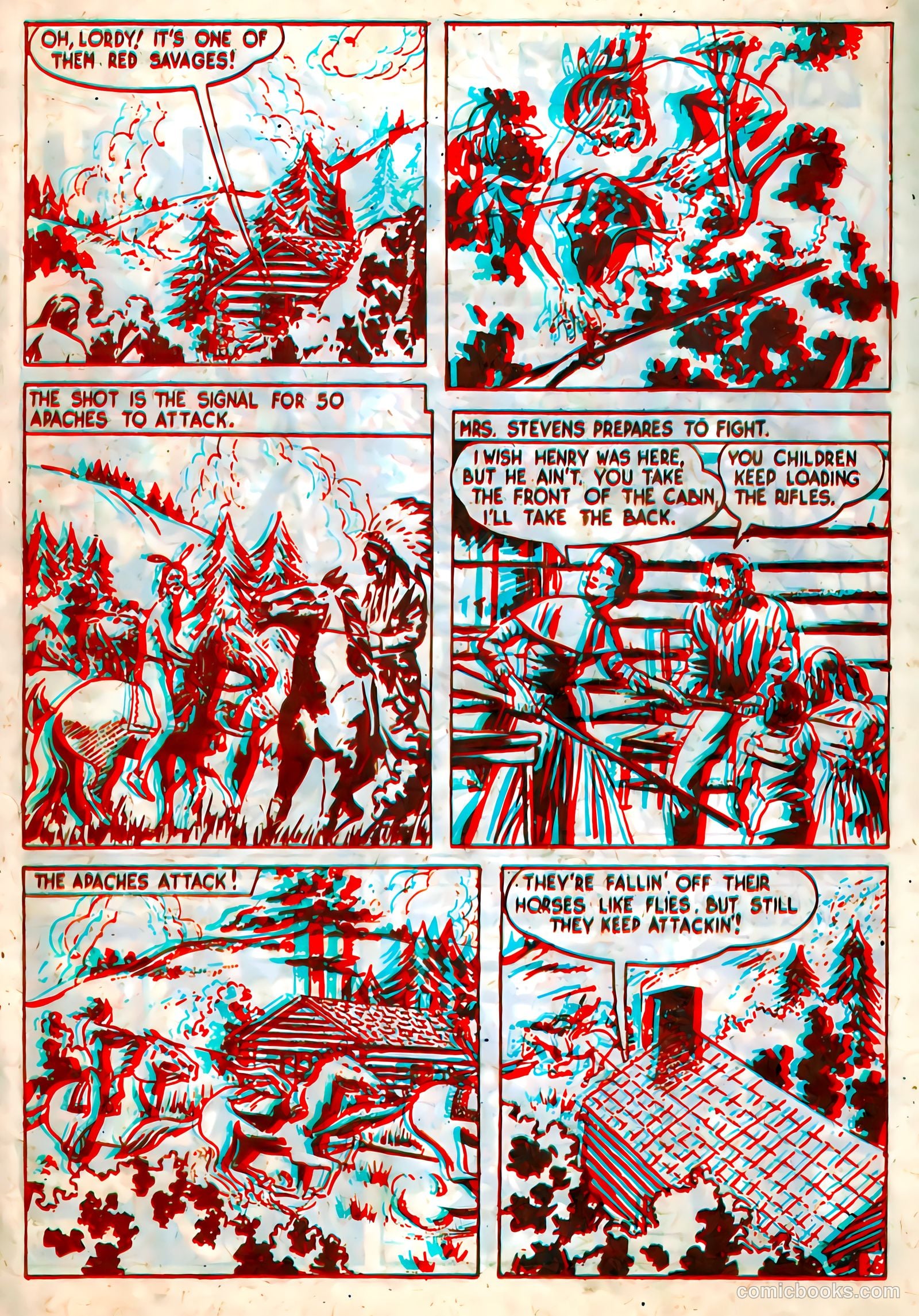 Indian Warriors 3-D #nn (1953) — page 18 of 36