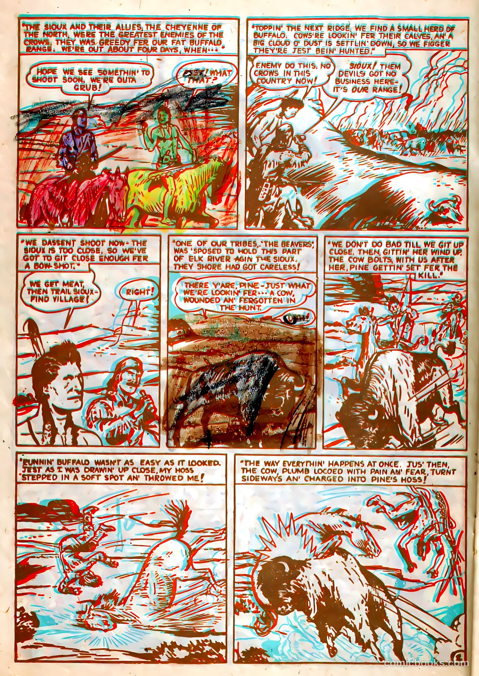 Indian Warriors 3-D #nn (1953) — page 22 of 36