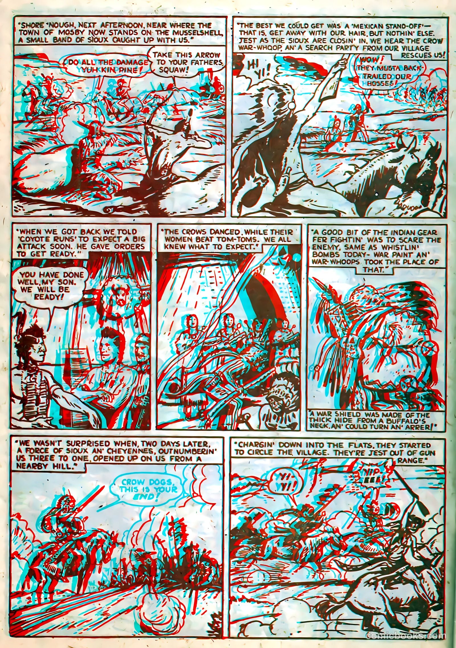 Indian Warriors 3-D #nn (1953) — page 24 of 36