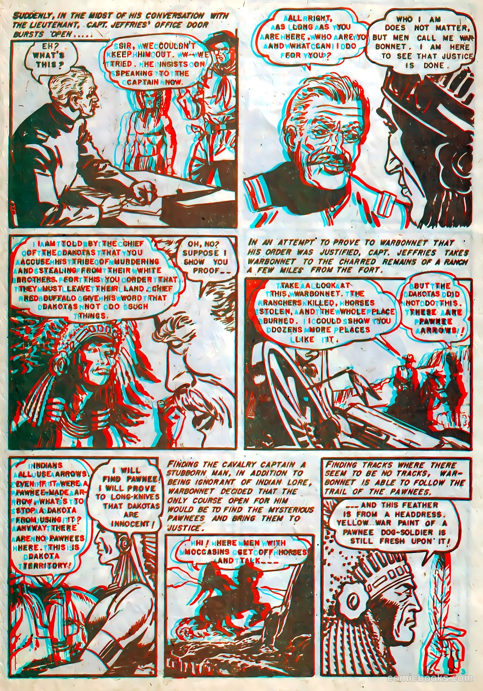 Indian Warriors 3-D #nn (1953) — page 30 of 36