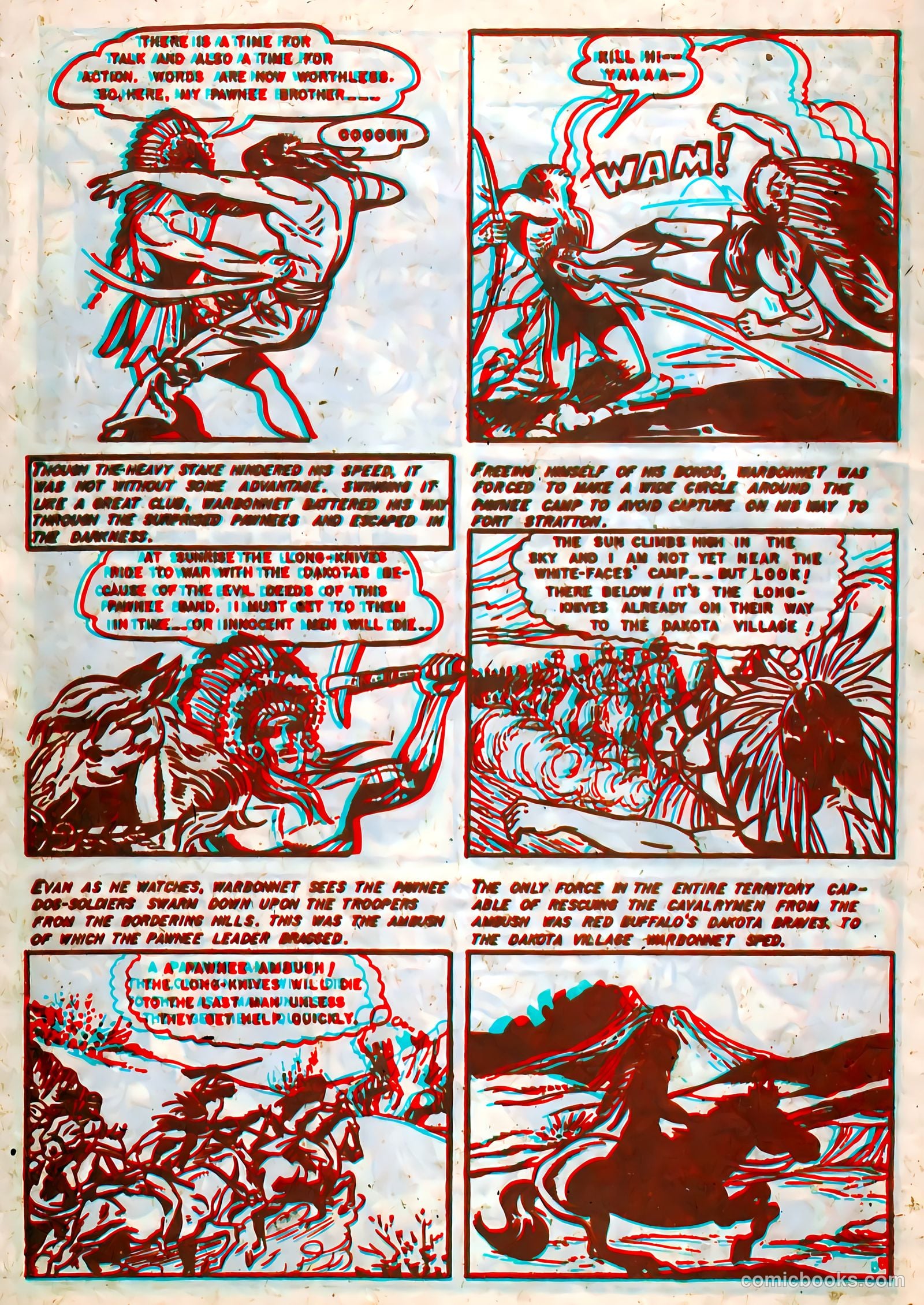 Indian Warriors 3-D #nn (1953) — page 32 of 36