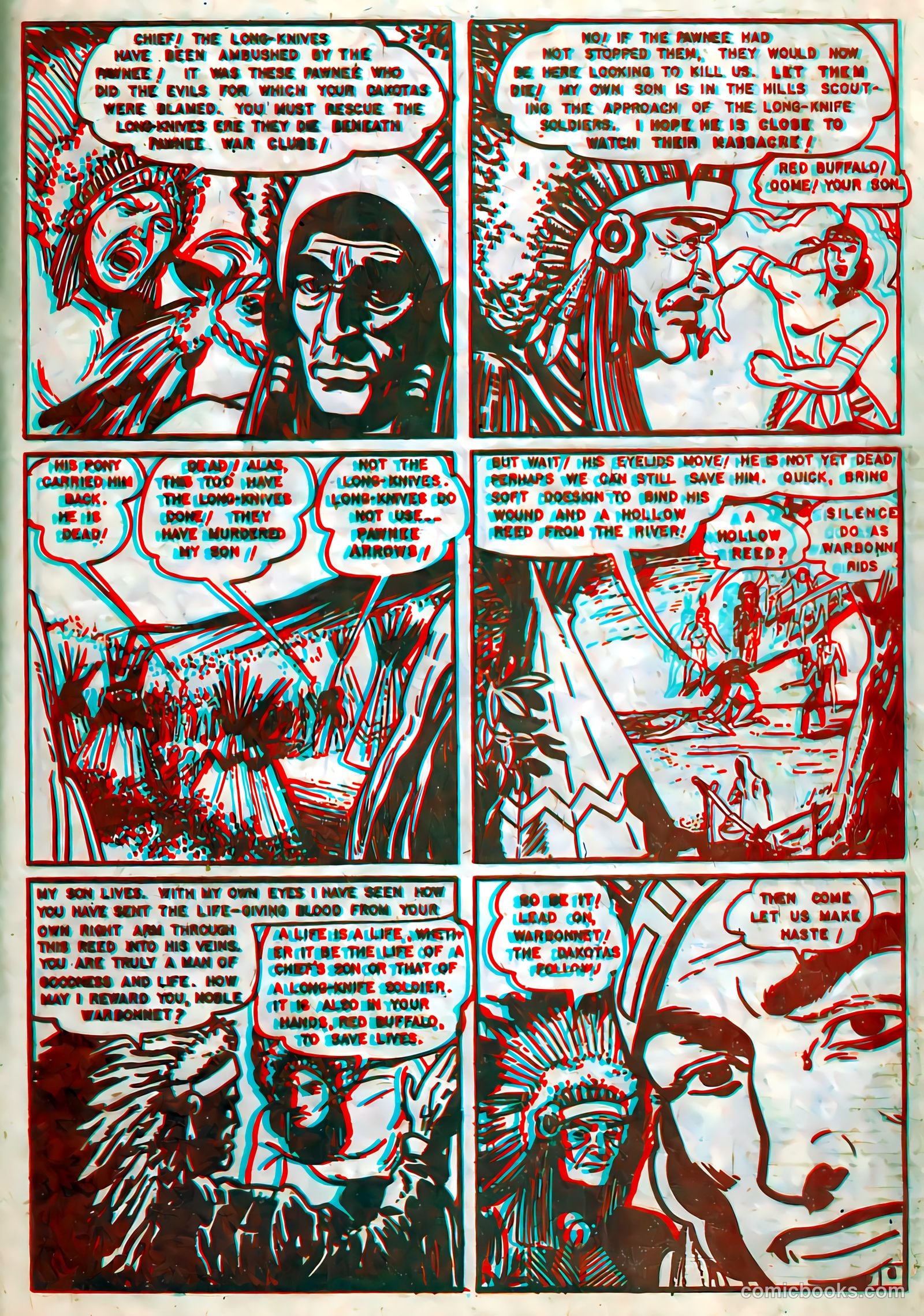 Indian Warriors 3-D #nn (1953) — page 33 of 36