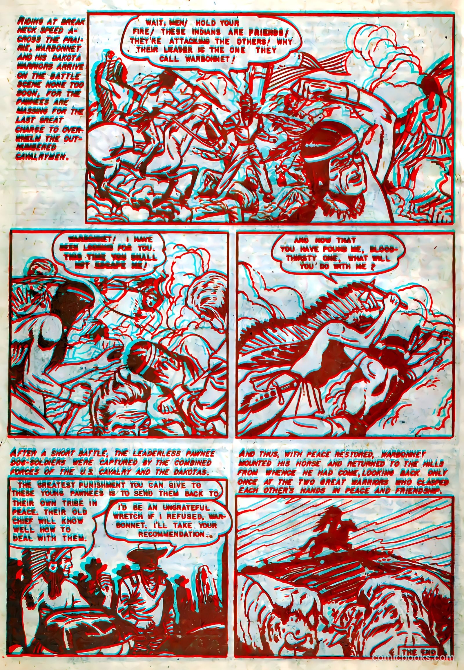 Indian Warriors 3-D #nn (1953) — page 34 of 36