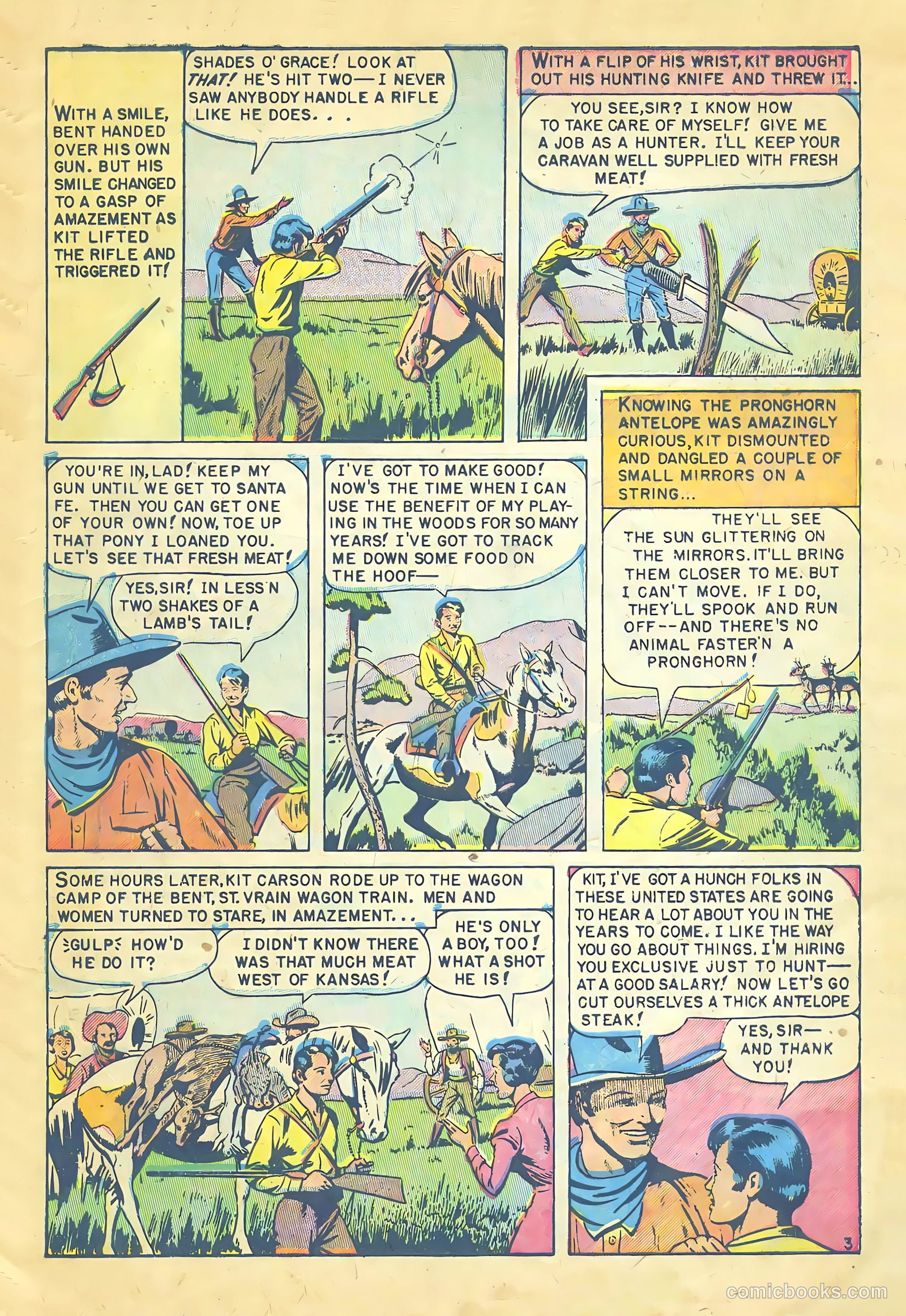 Kit Carson and the Blackfeet Warriors #nn (1953) — page 5 of 36